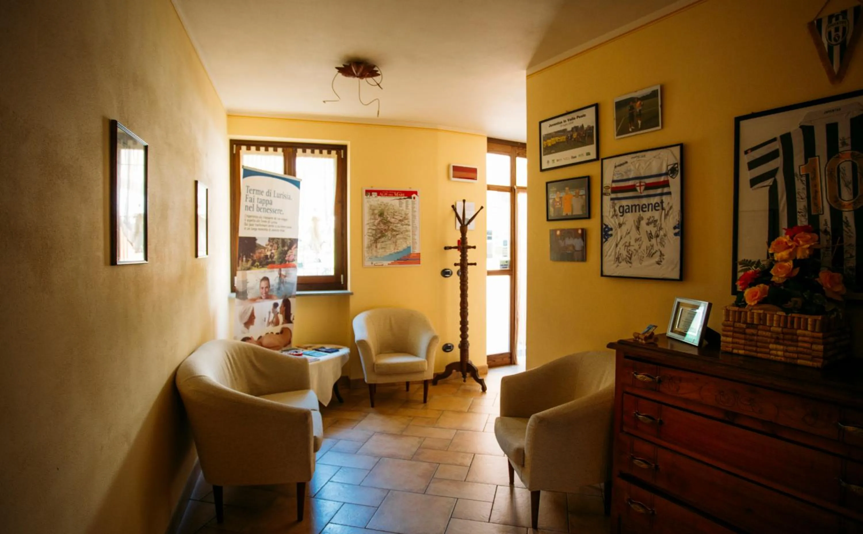 Seating area in Albergo dei Pescatori