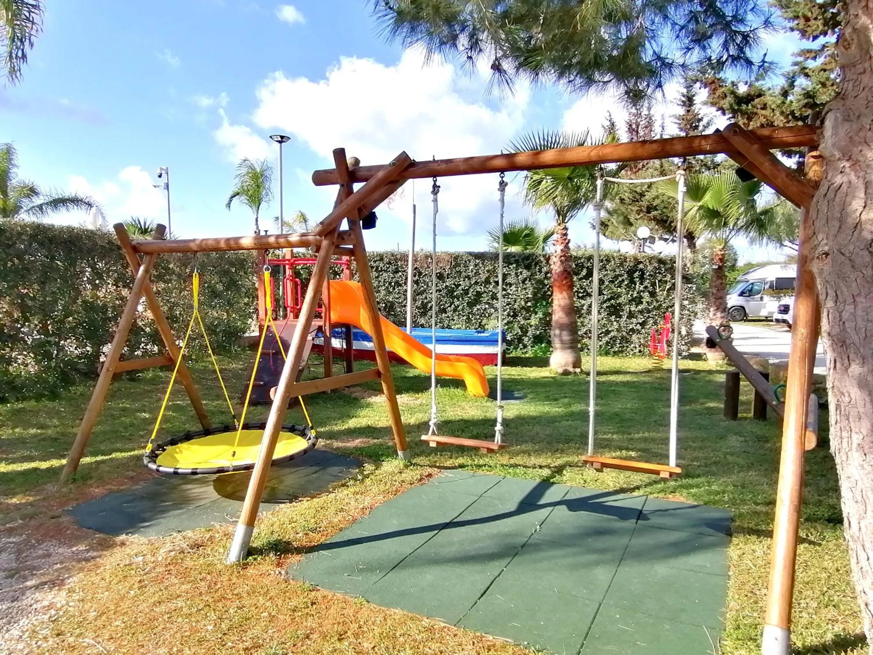 Children play ground in Lilybeo Village