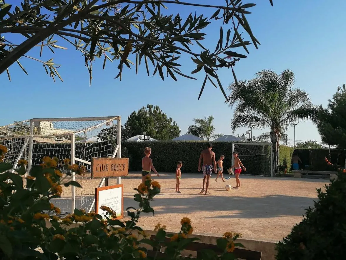 Children play ground in Lilybeo Village