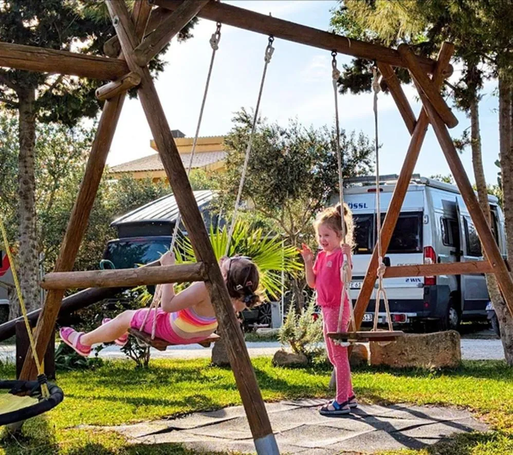 Children play ground in Lilybeo Village
