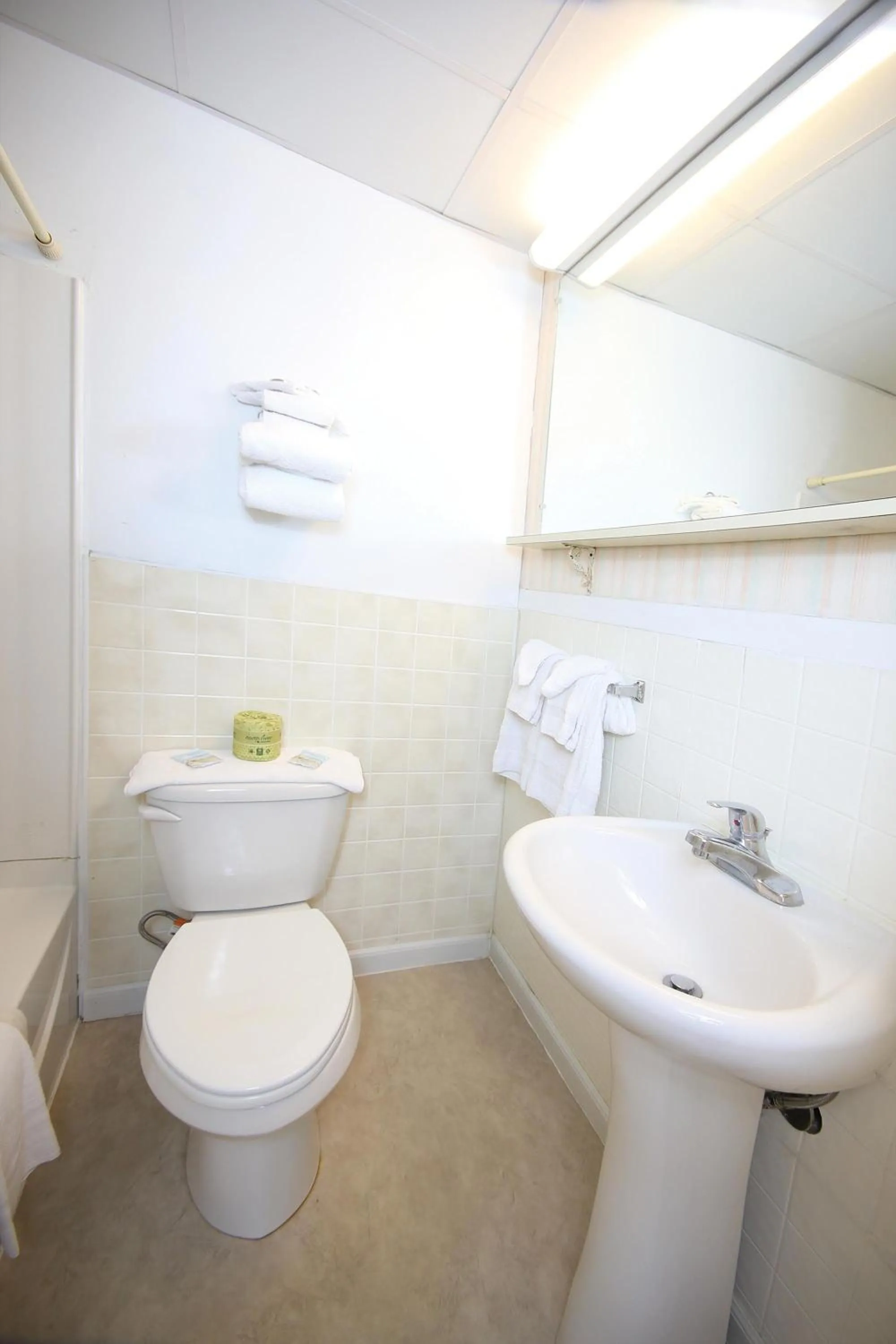 Bathroom in Oceanic Motel