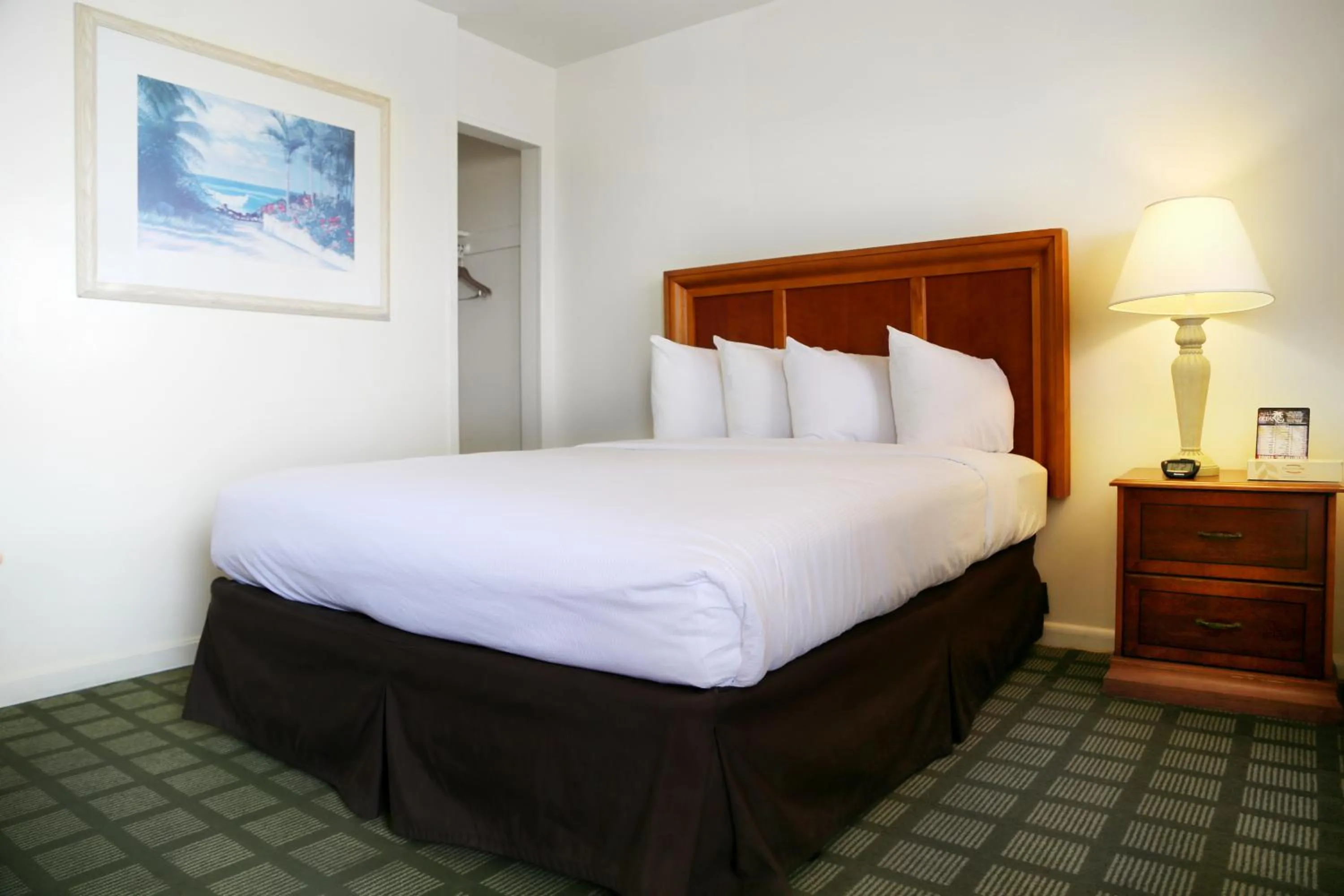 Bed in Oceanic Motel