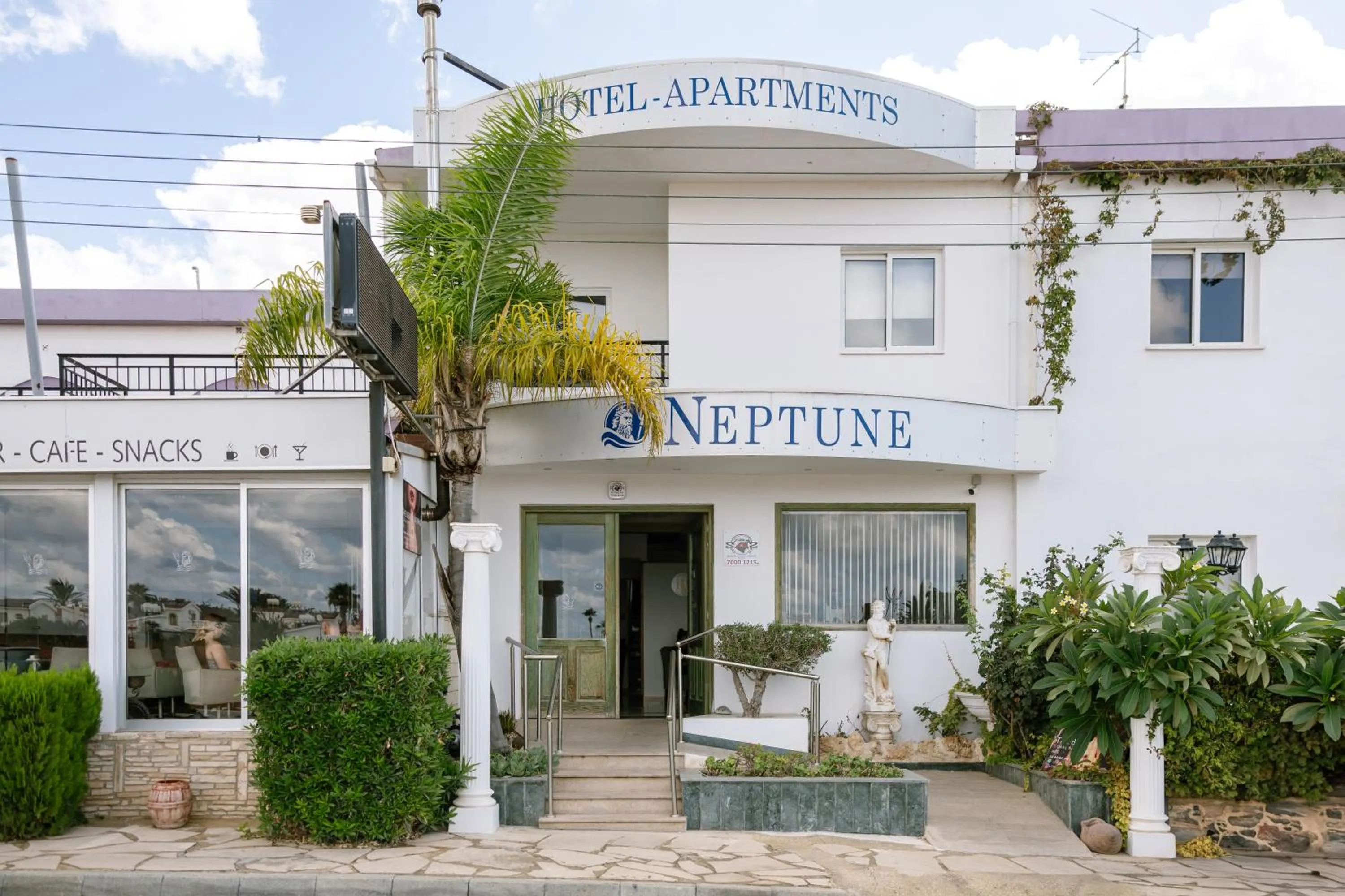 Property building in Neptune Hotel Apartments Paphos