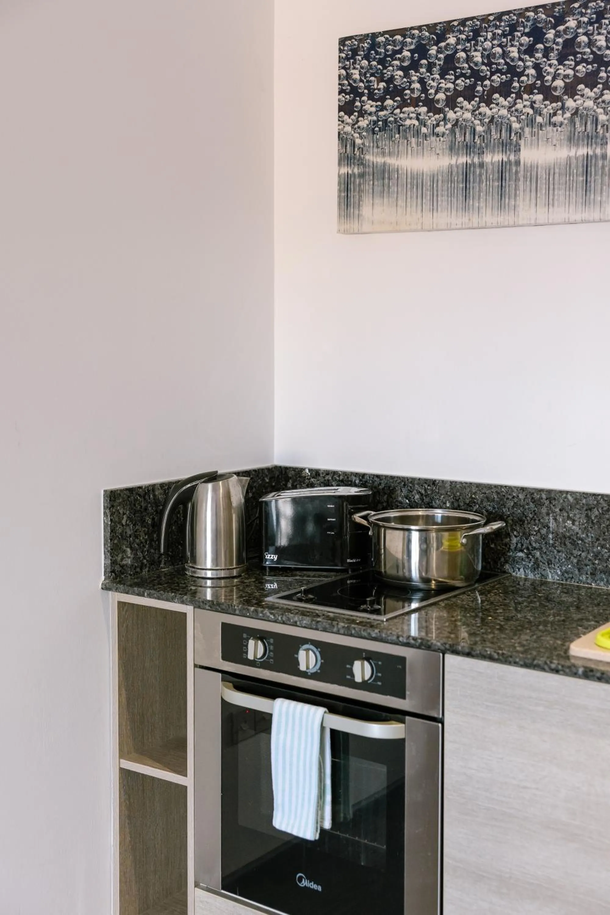 Kitchen or kitchenette in Neptune Hotel Apartments Paphos