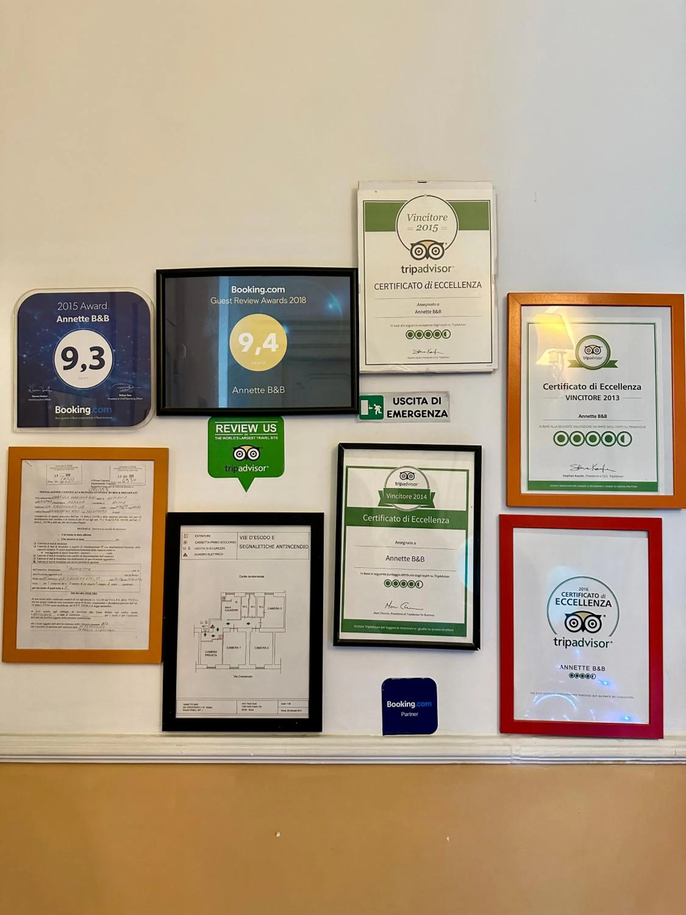 Lobby or reception in Annette B&B