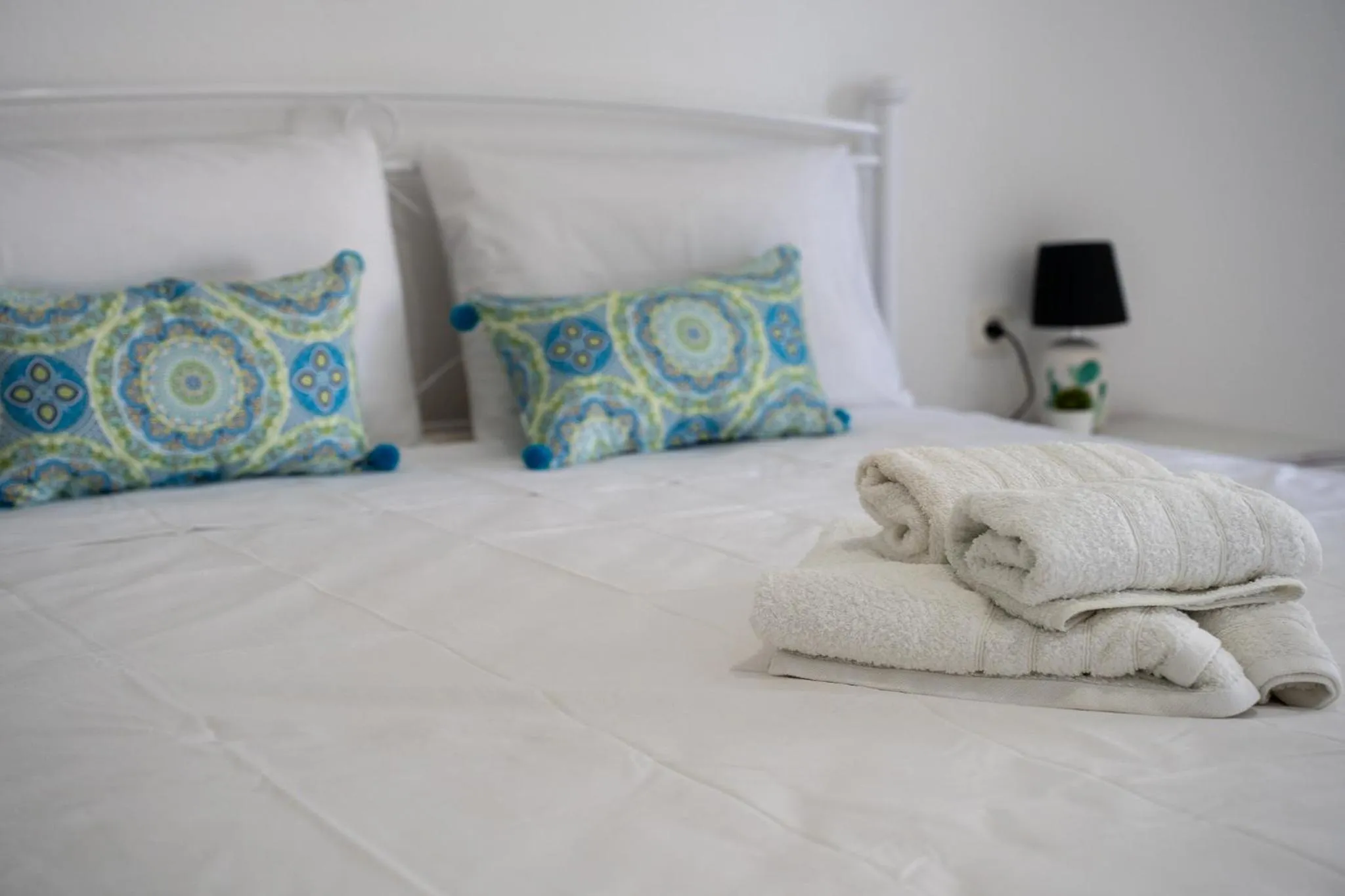 Bed in Pittas Studios