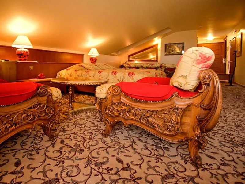 Seating area in Pažaislis Park Hotel