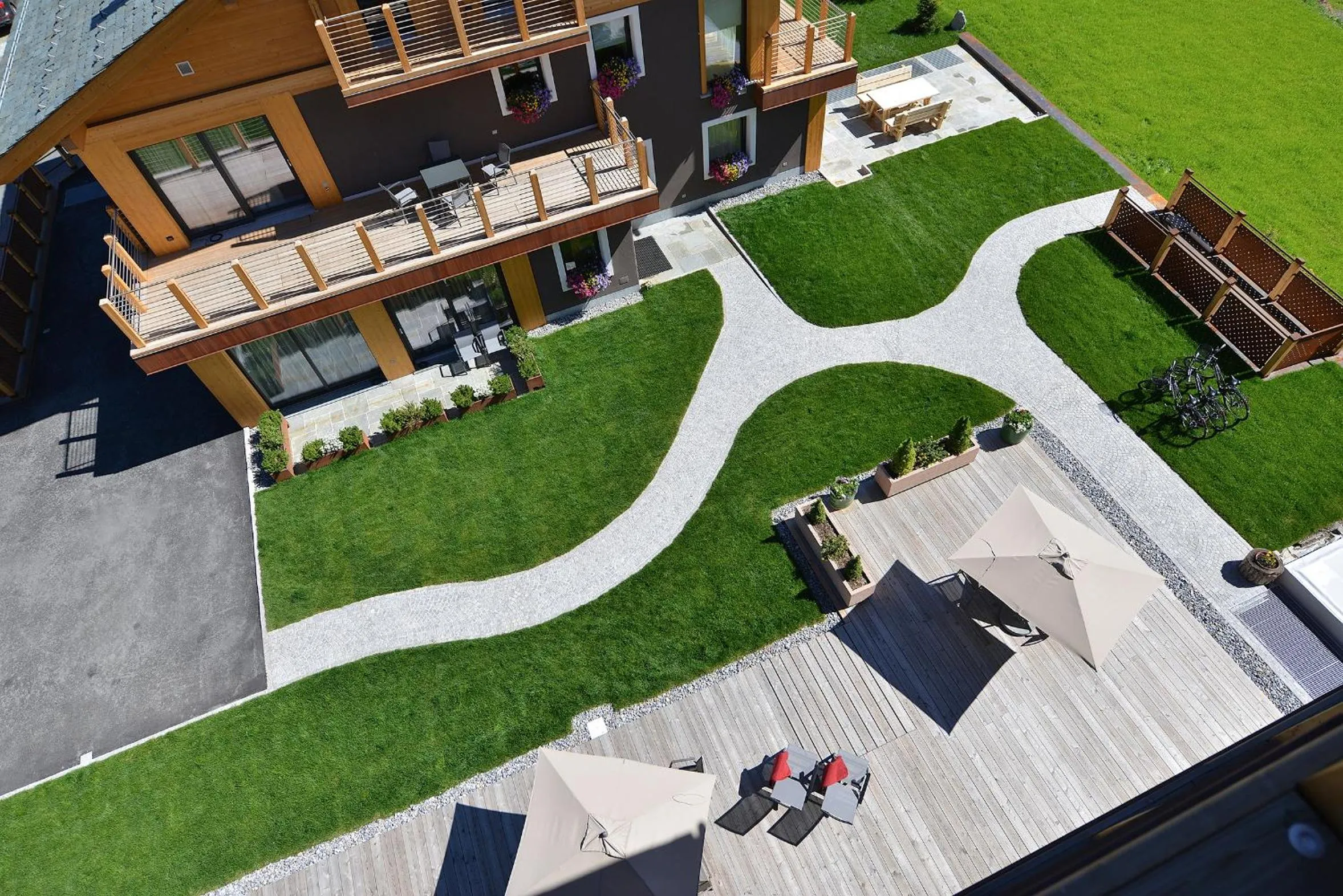 Bird's eye view in Hotel Roberta Alpine Adults only