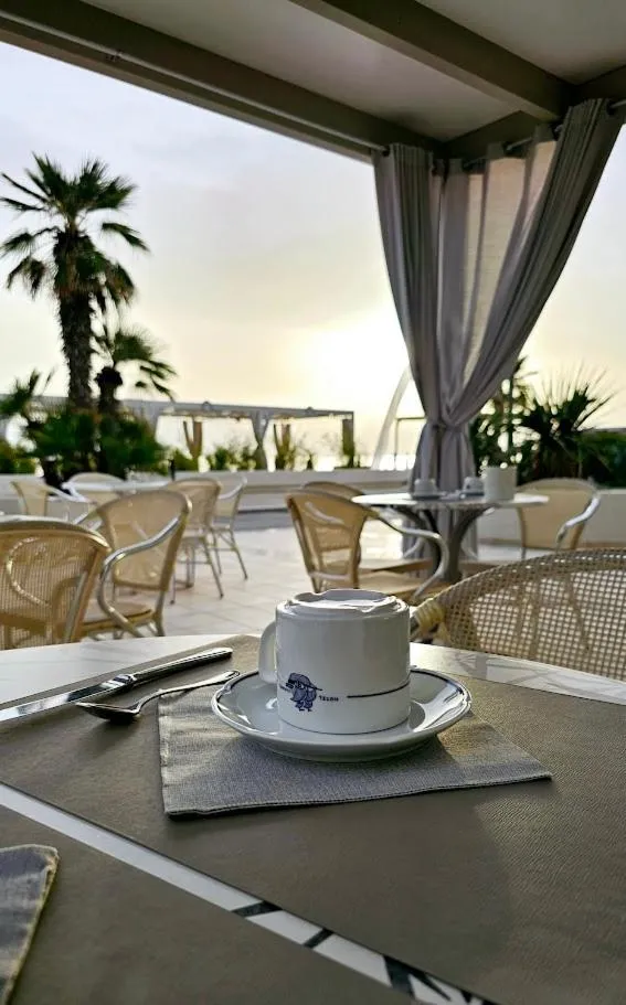 Patio in Hotel Caravel