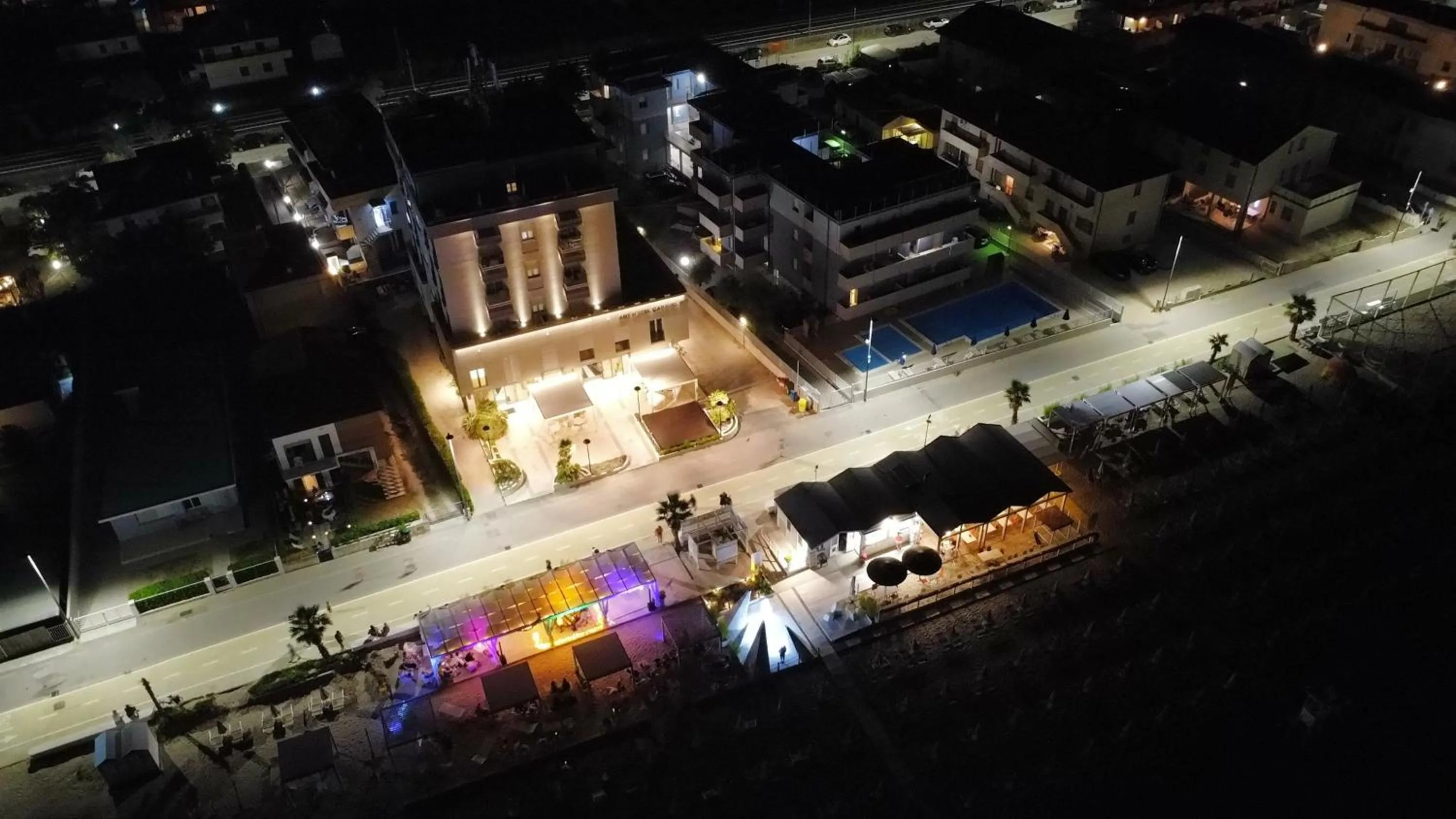 Bird's eye view in Hotel Caravel
