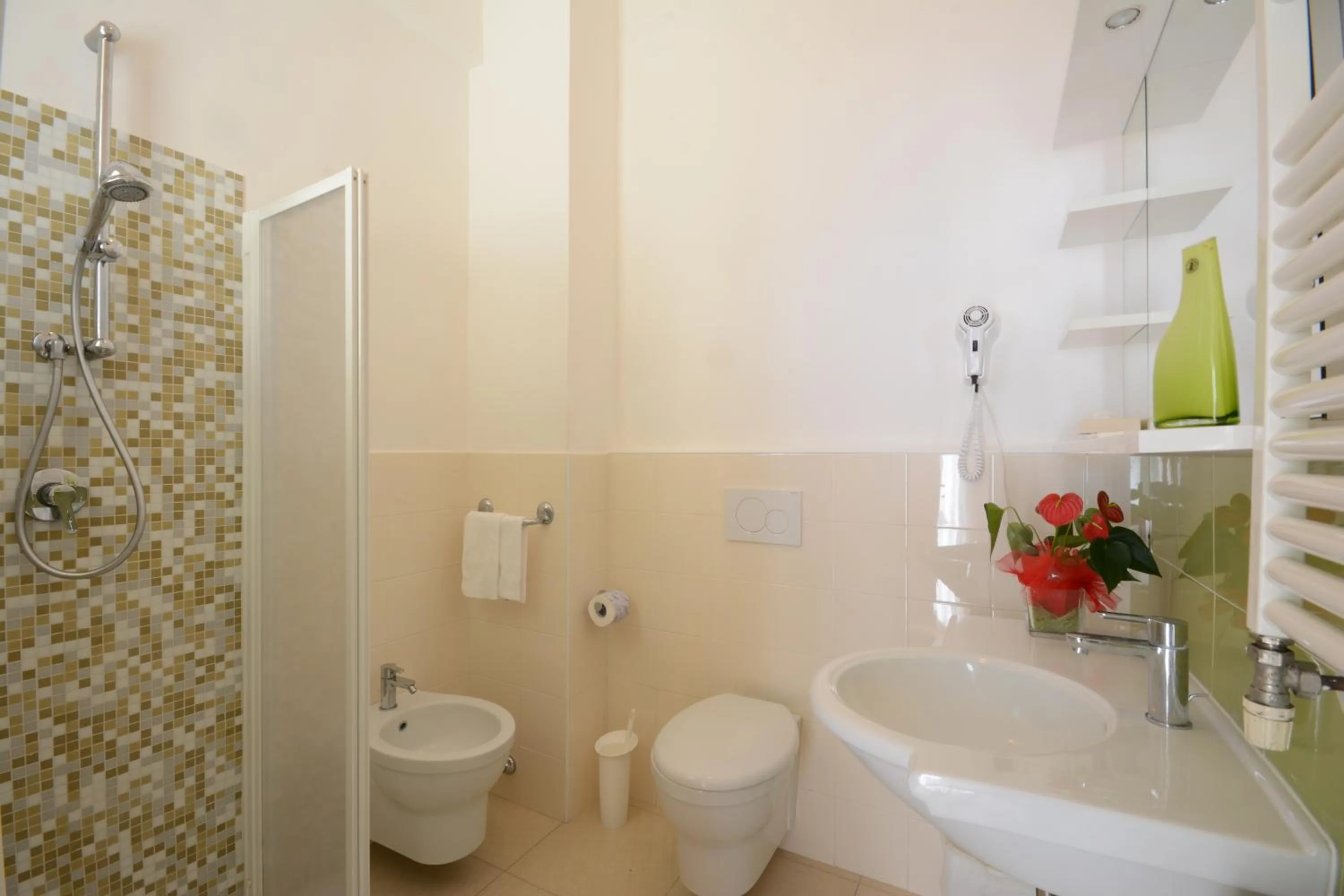Shower in Hotel Caravel