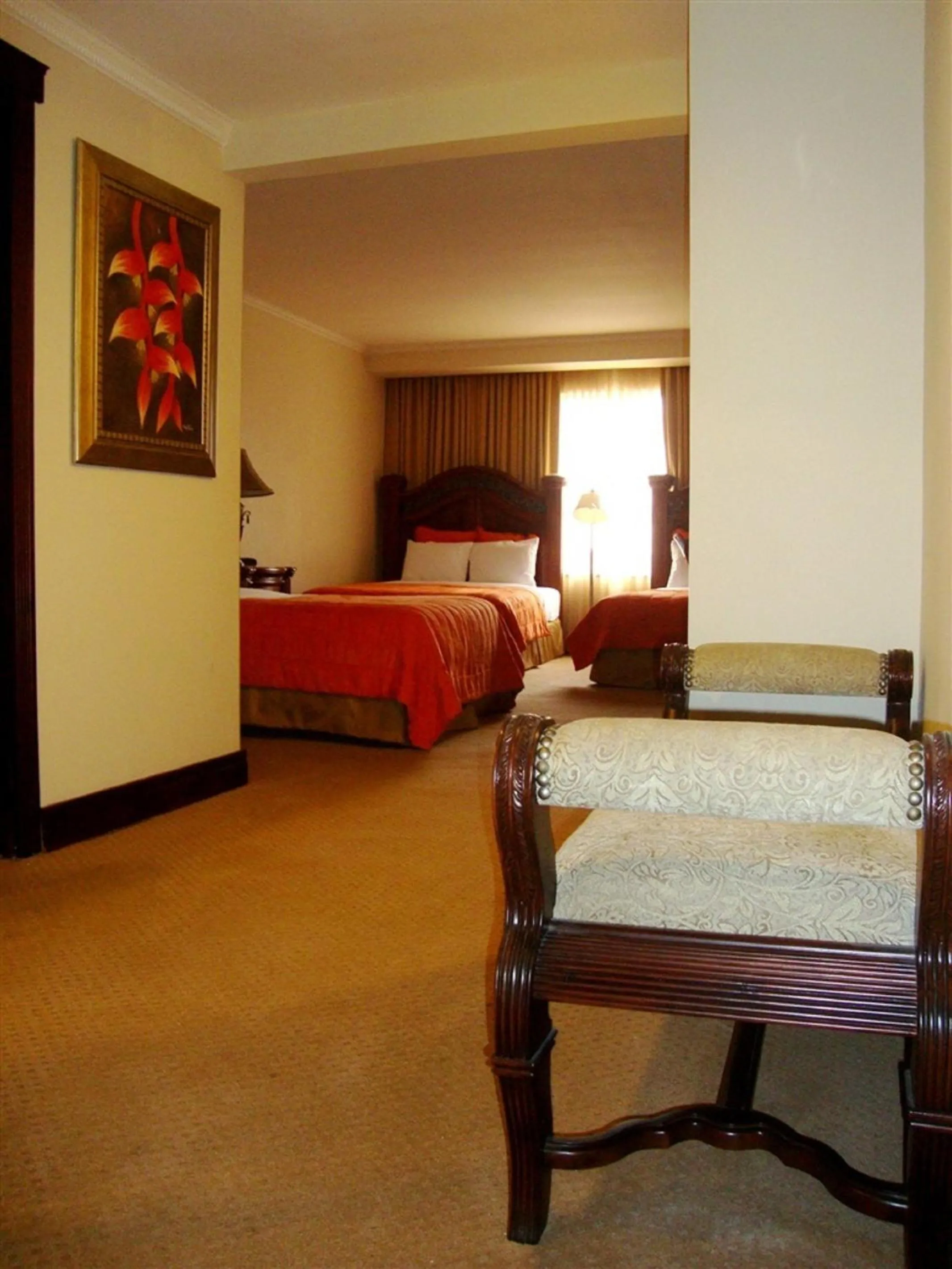 Living room, Bed in Hotel Gran Mediterraneo