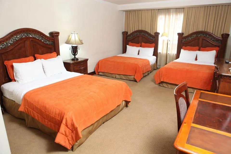 Bed in Hotel Gran Mediterraneo