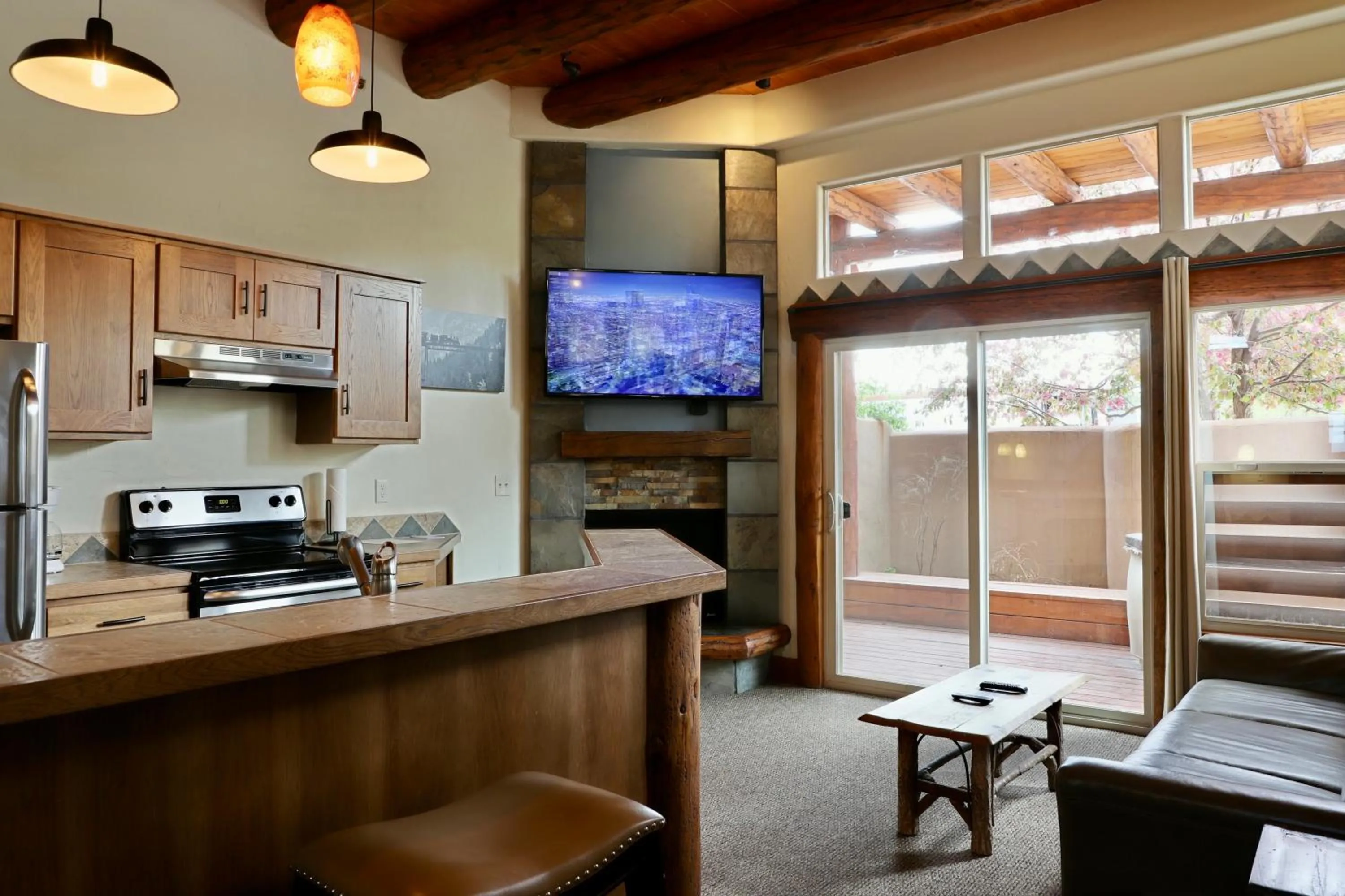 Living room in Chipeta Lodge