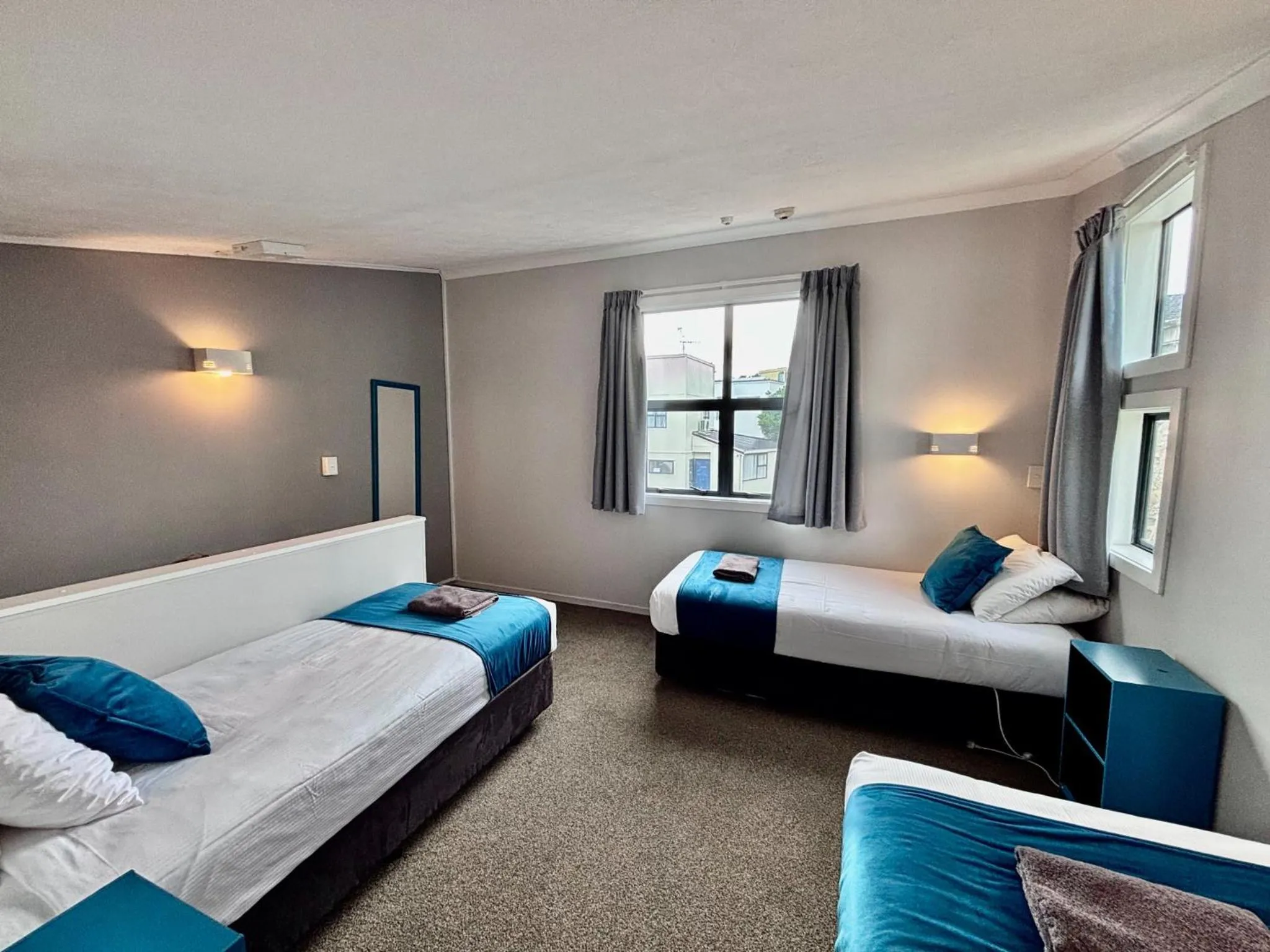 Bedroom, Bed in Wrights by the Sea Motel