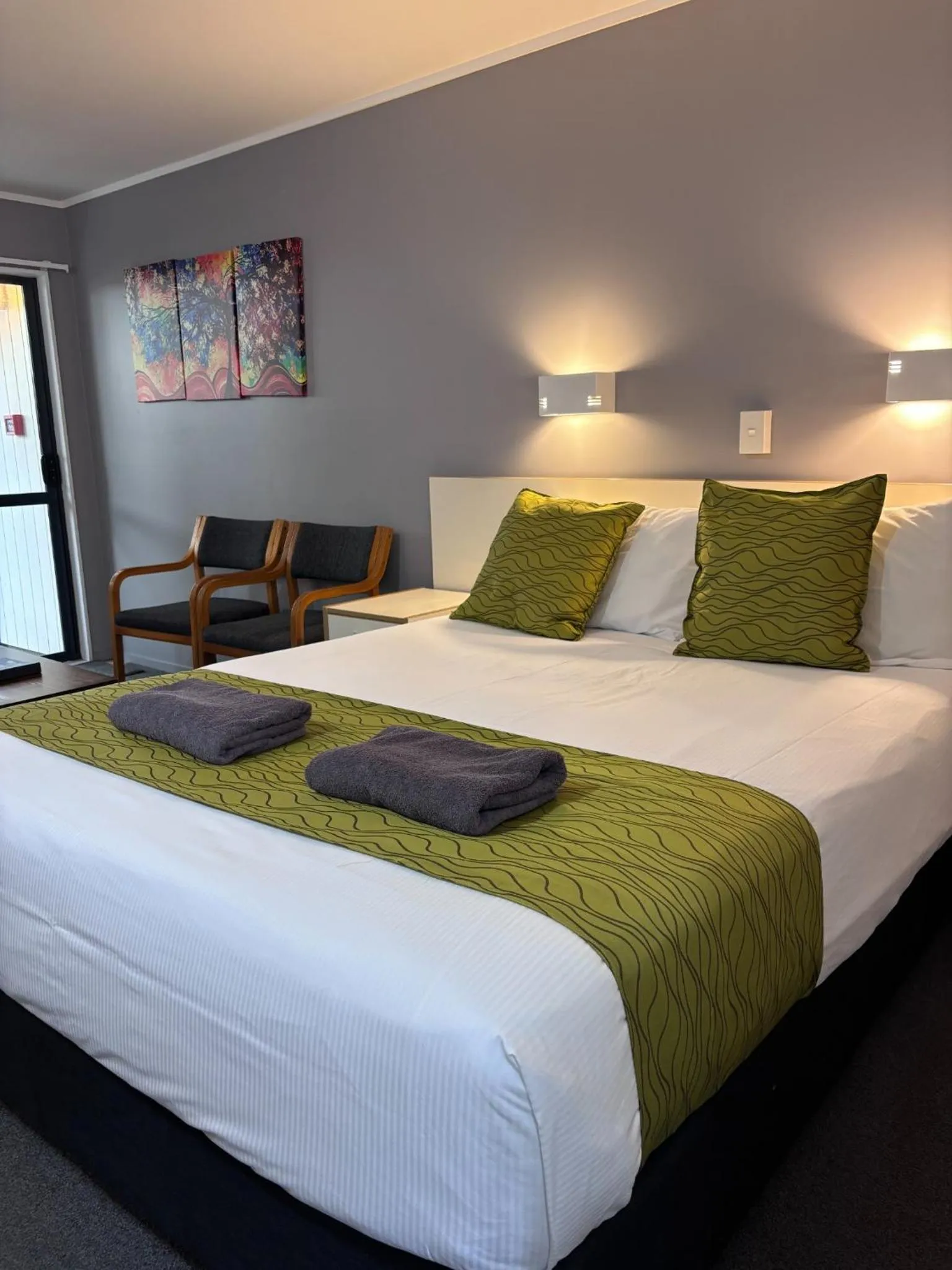 Bedroom, Bed in Wrights by the Sea Motel