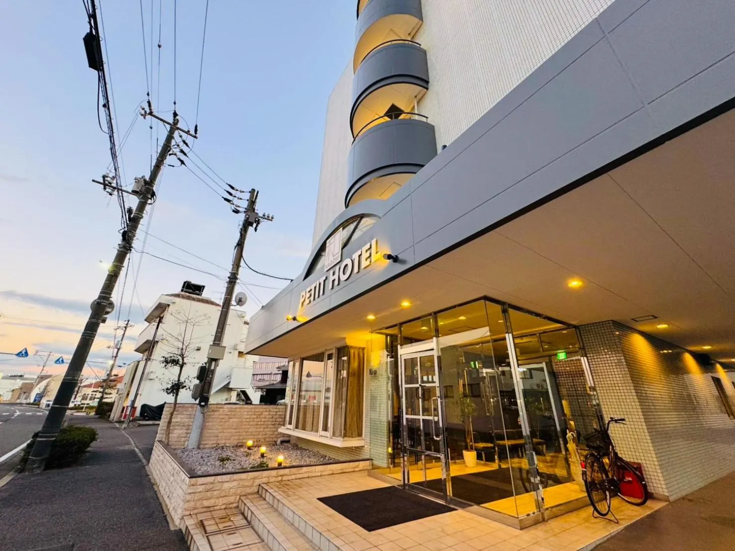 Property building in Kojima Puchi Hotel