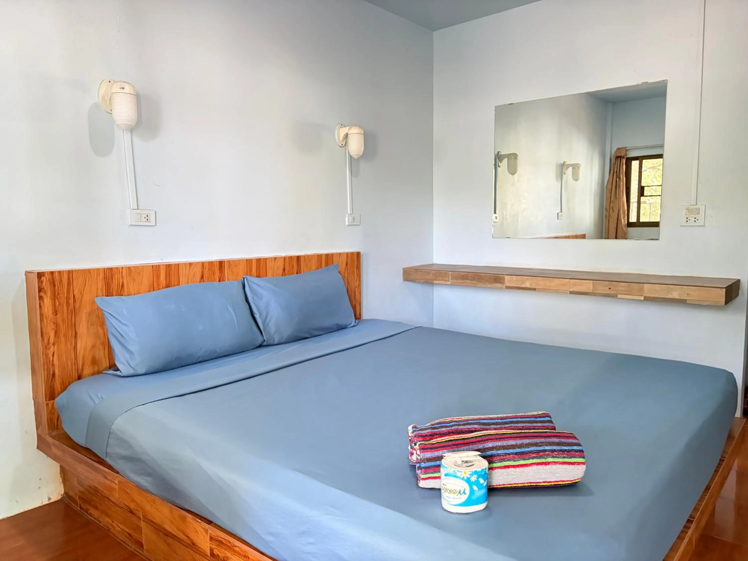 Bed in Ocean View Resort