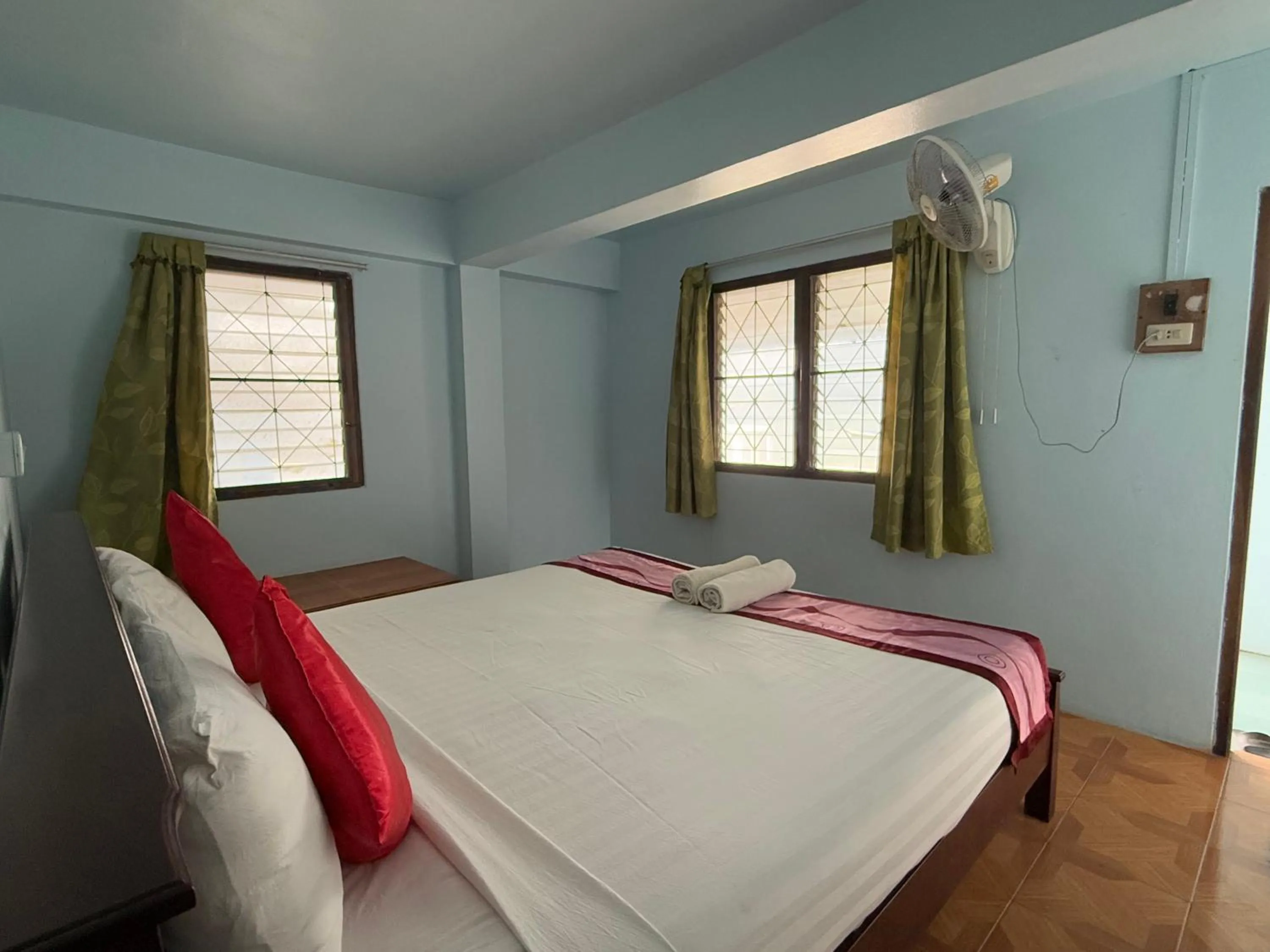 Bed in Ocean View Resort