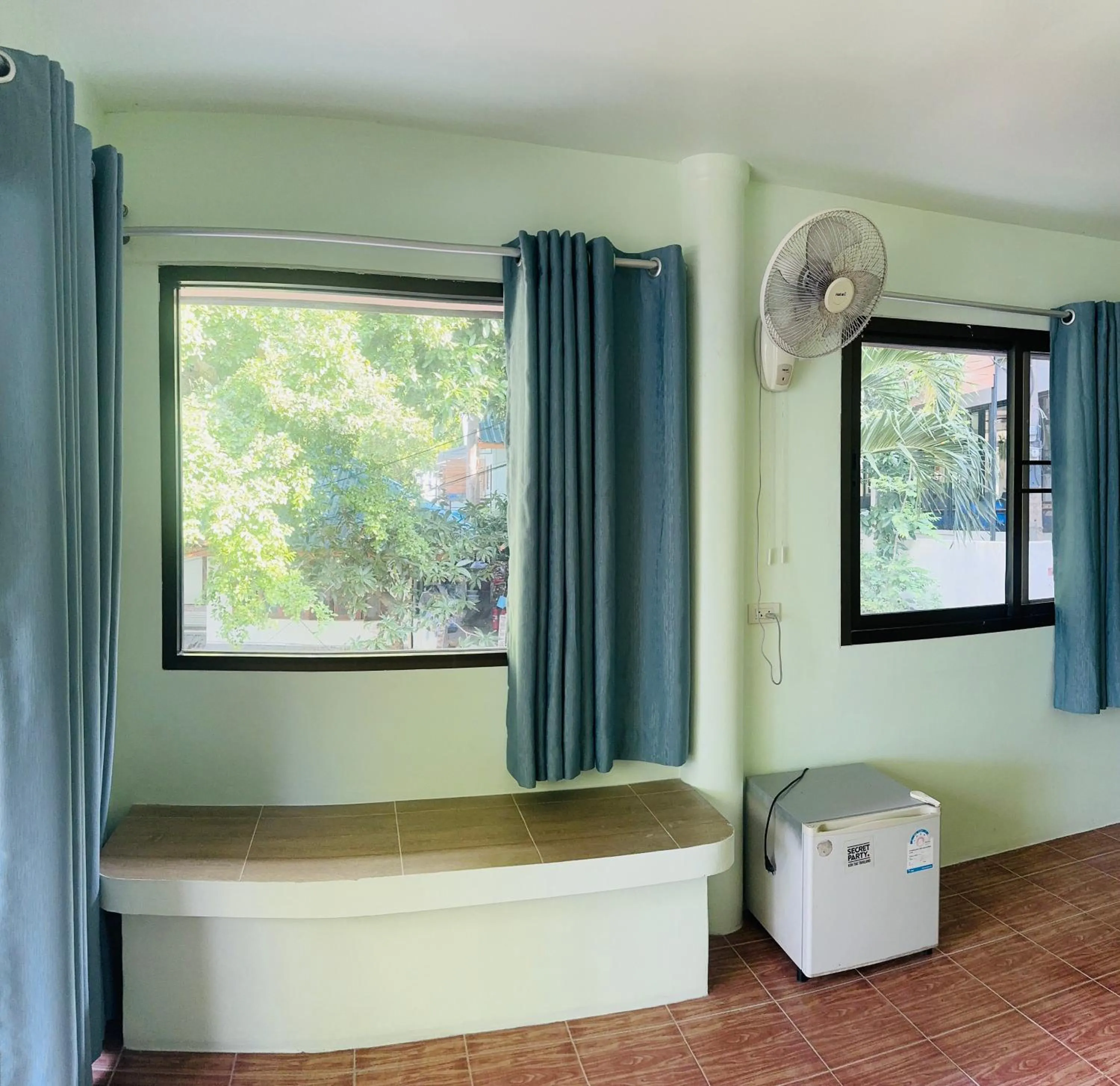 Bed in Ocean View Resort