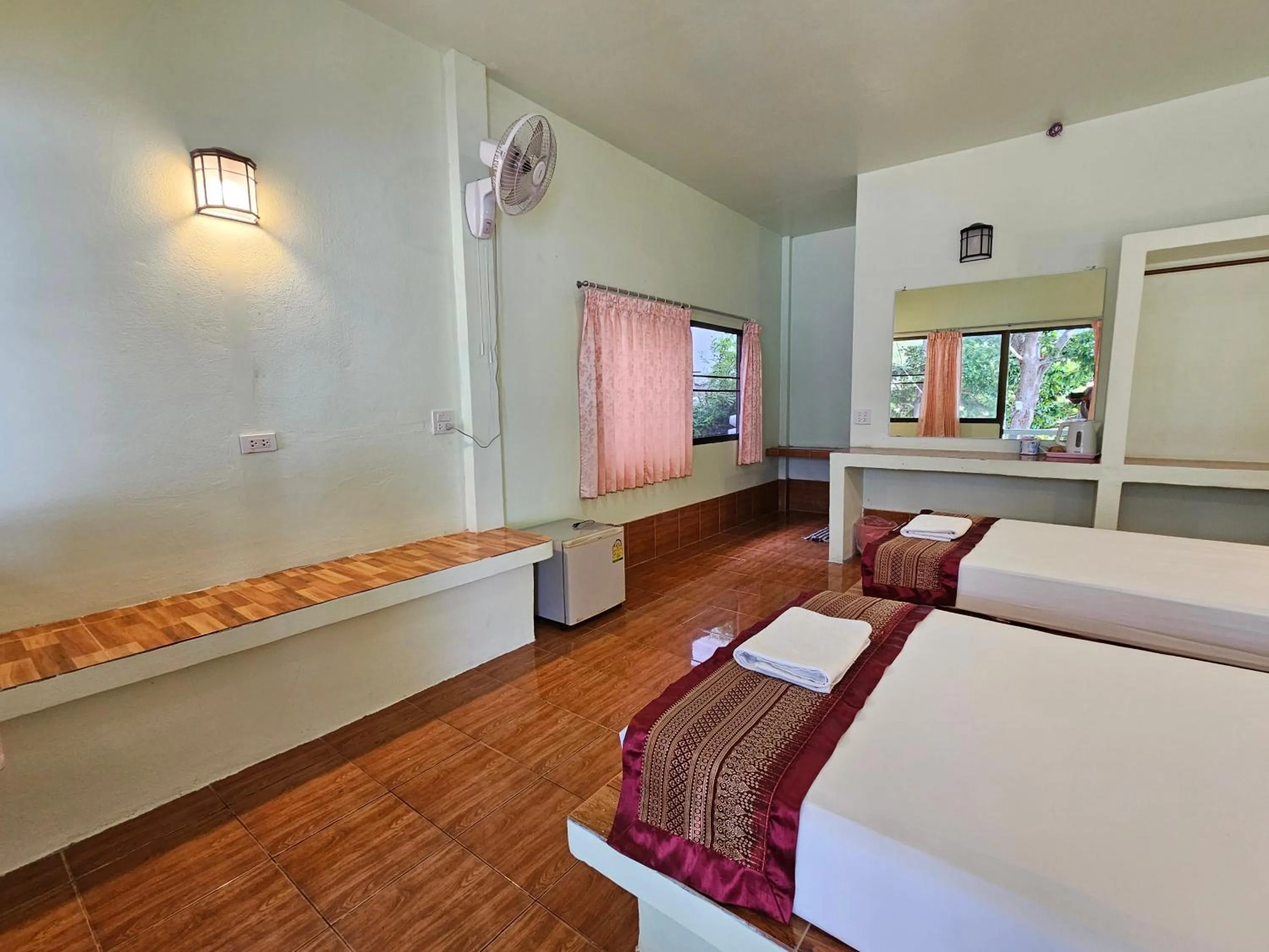 Bed in Ocean View Resort