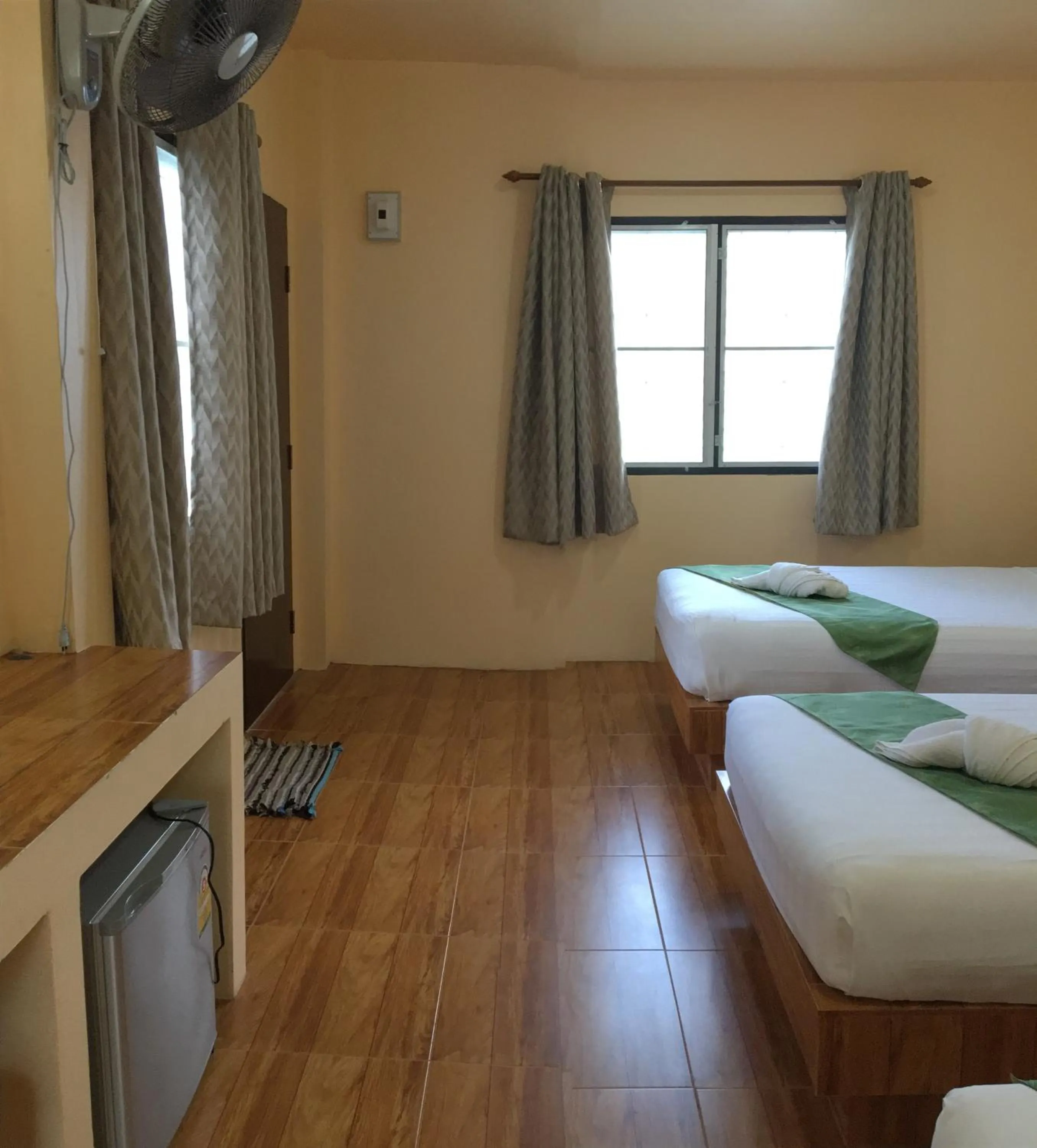 Bed in Ocean View Resort