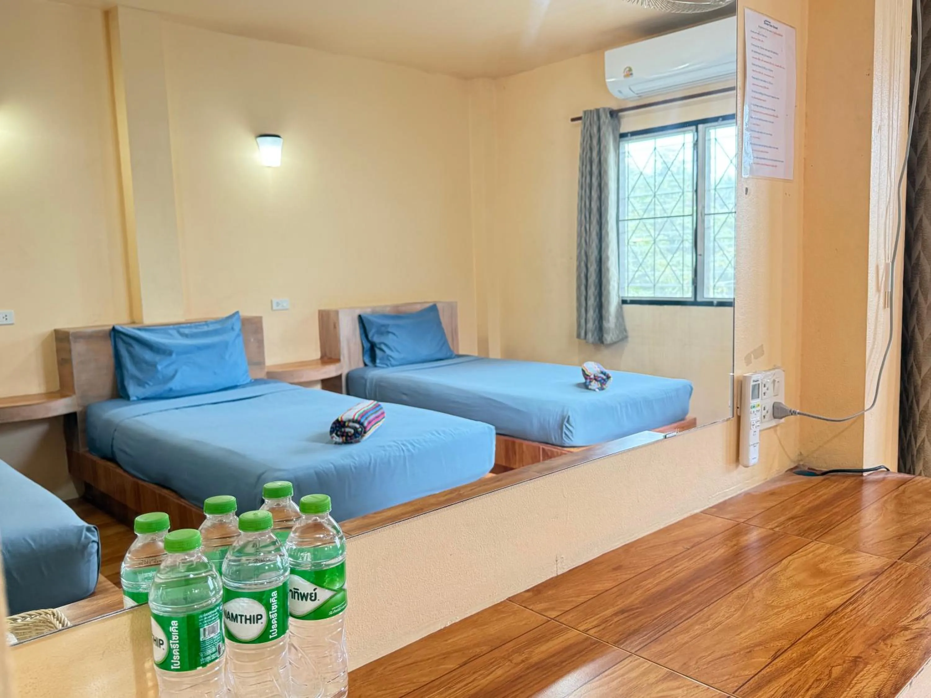 Bed in Ocean View Resort