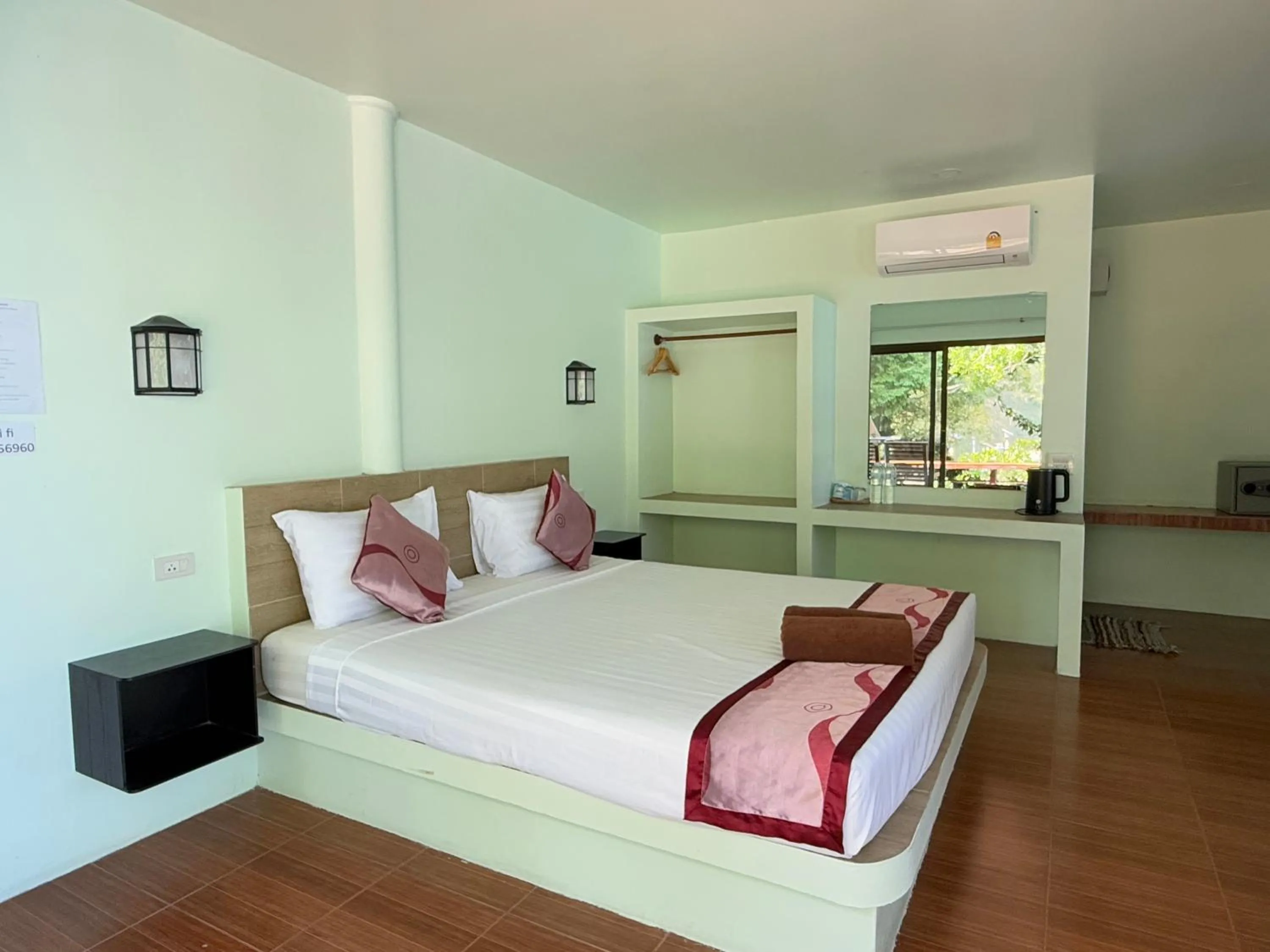 Bed in Ocean View Resort