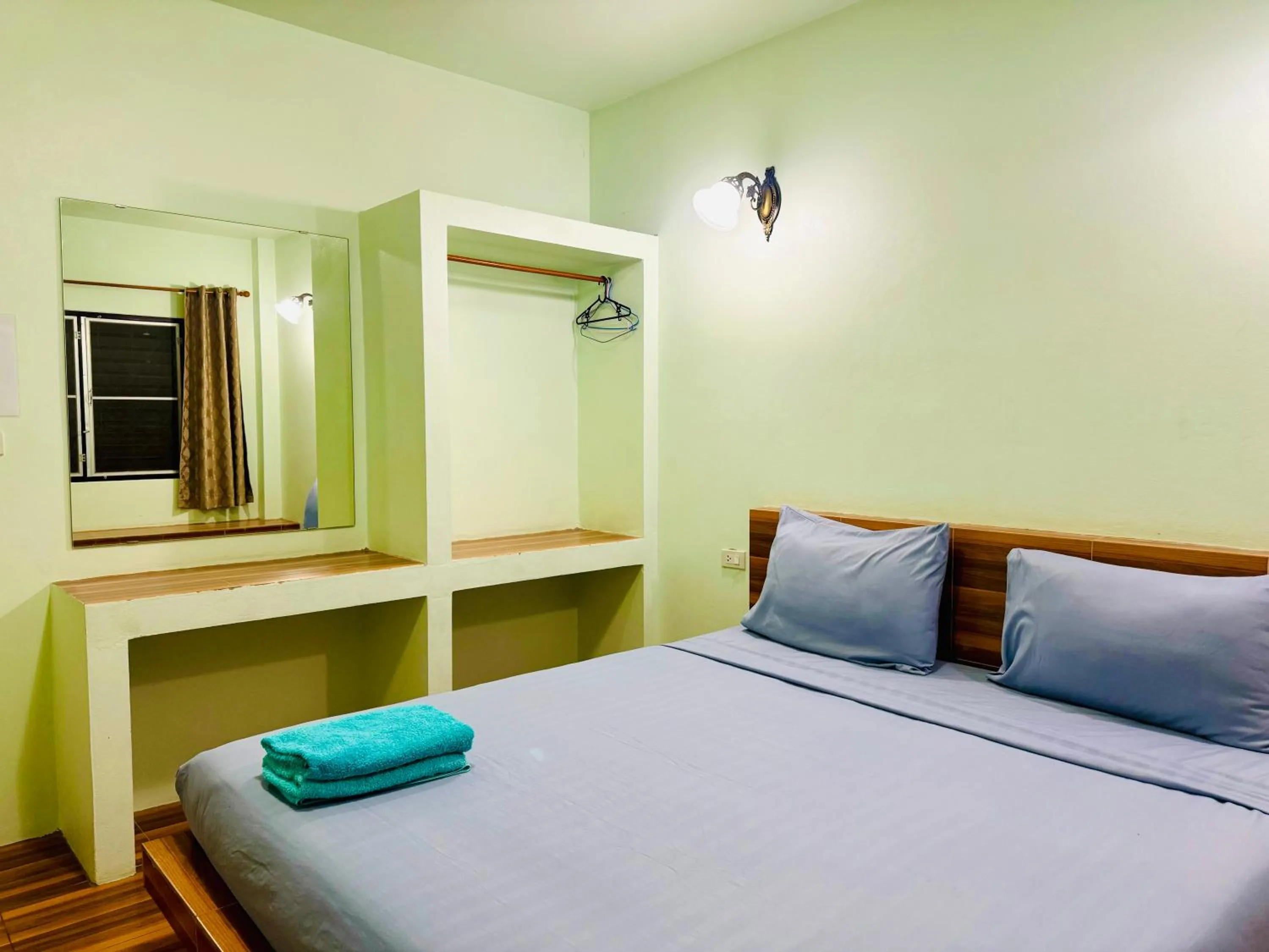 Bed in Ocean View Resort