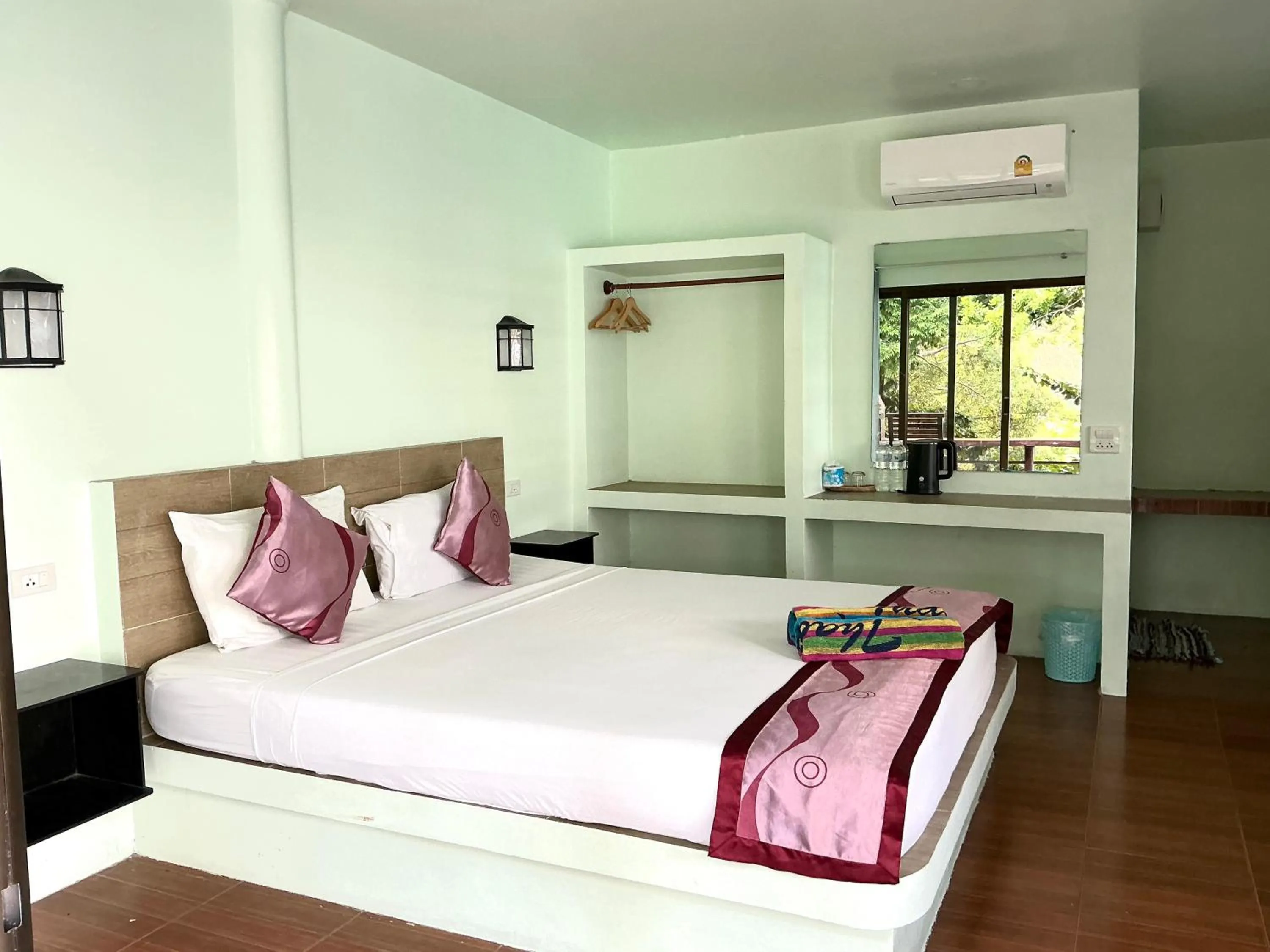 Bed in Ocean View Resort