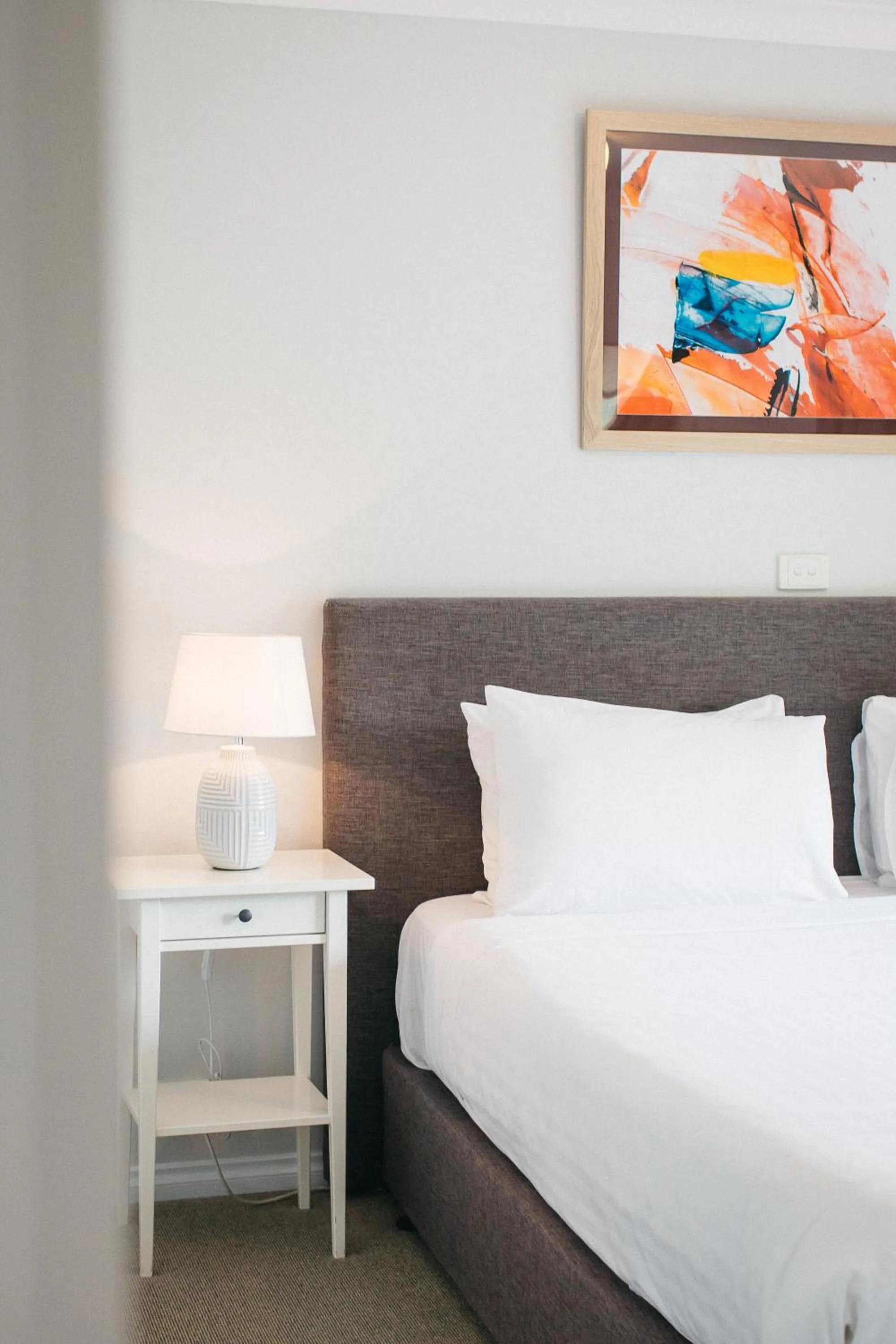 Bedroom, Bed in Quality Apartments Banksia Albany