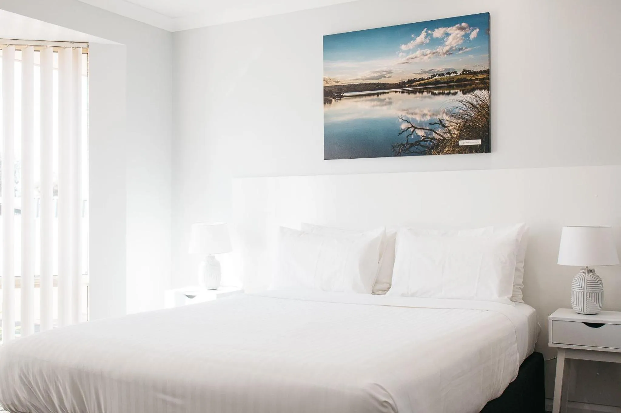 Bedroom, Bed in Quality Apartments Banksia Albany