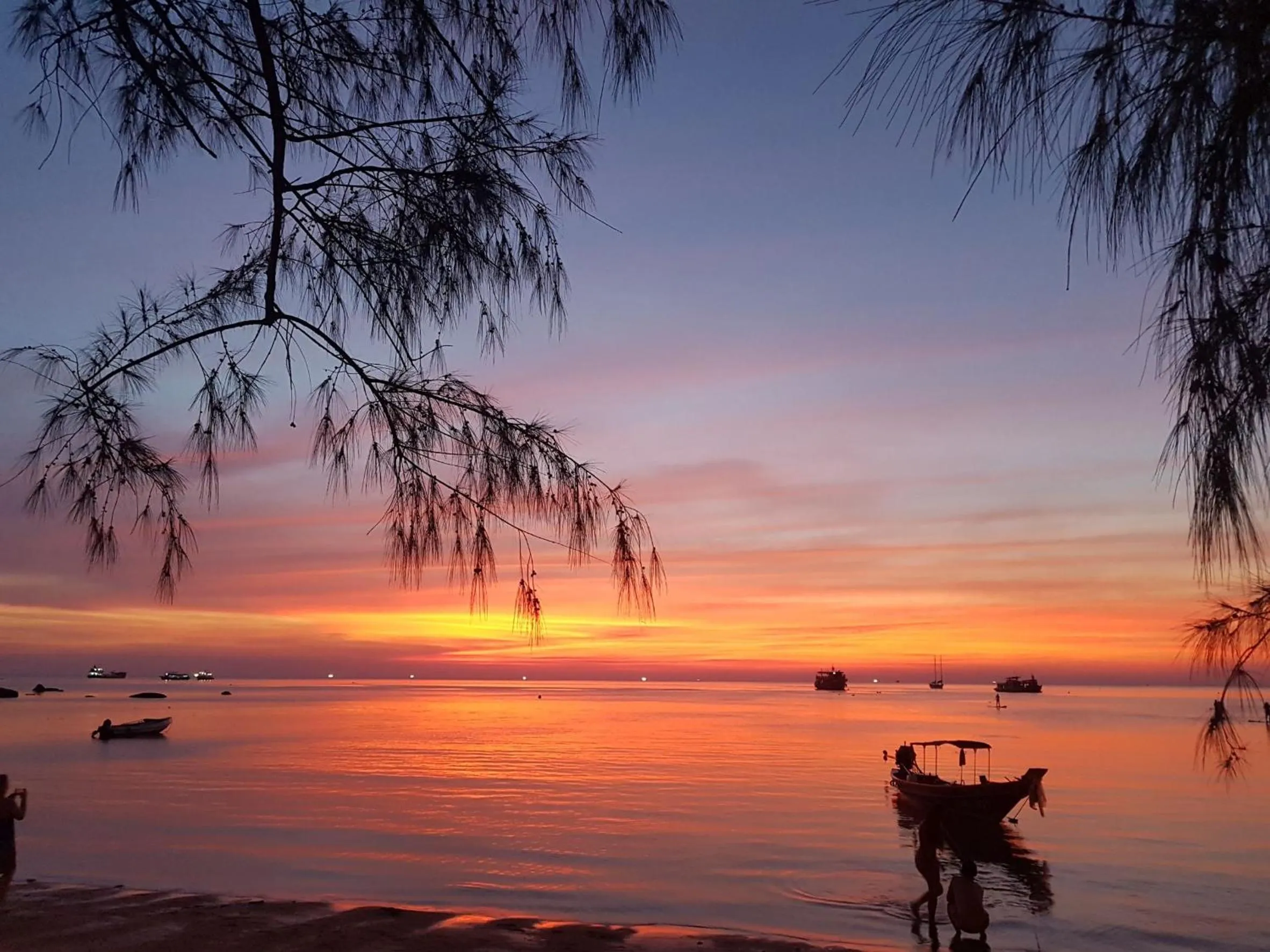 Sunset in In Touch Resort