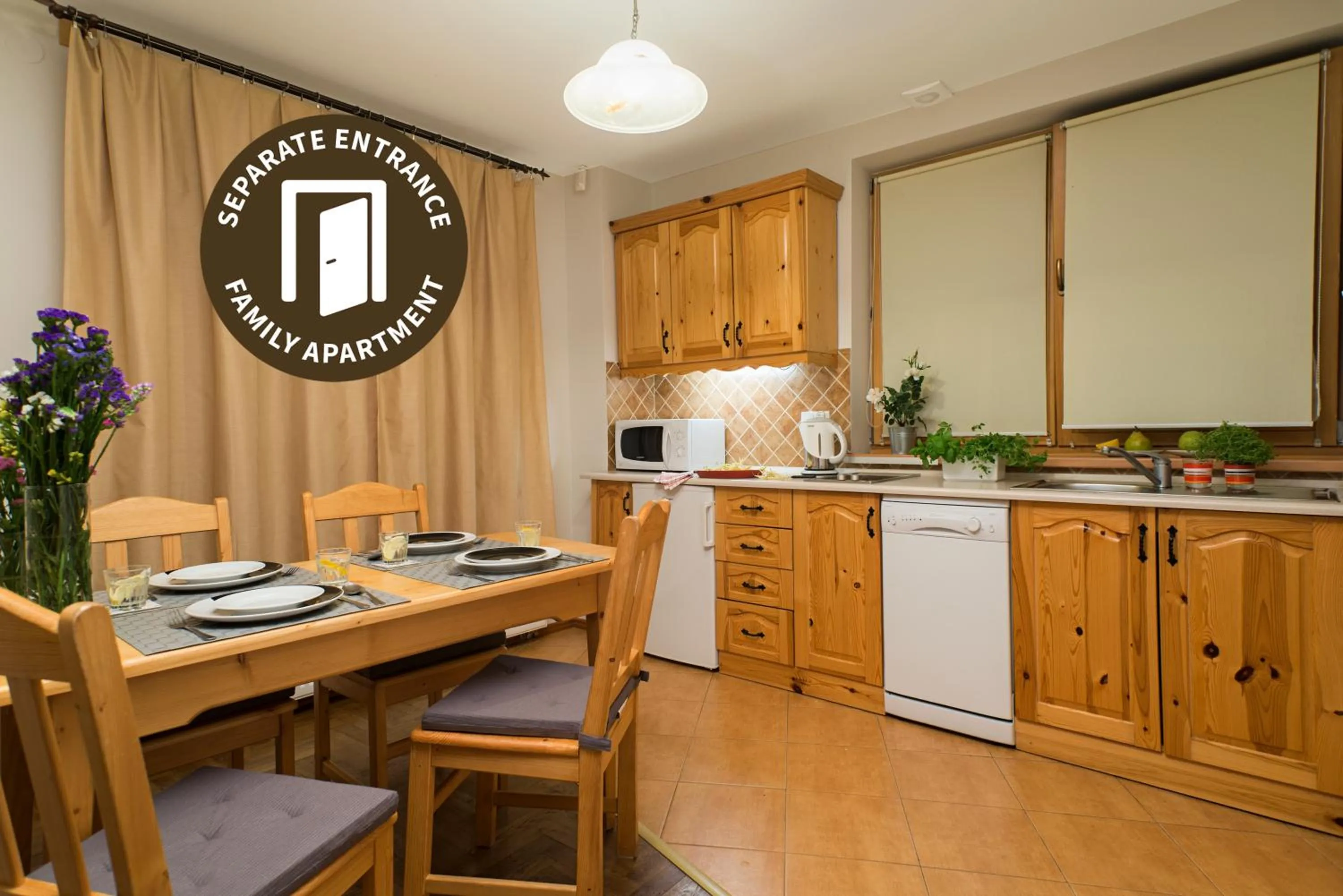 Kitchen or kitchenette in Apartamenty ApartArt Zakopane