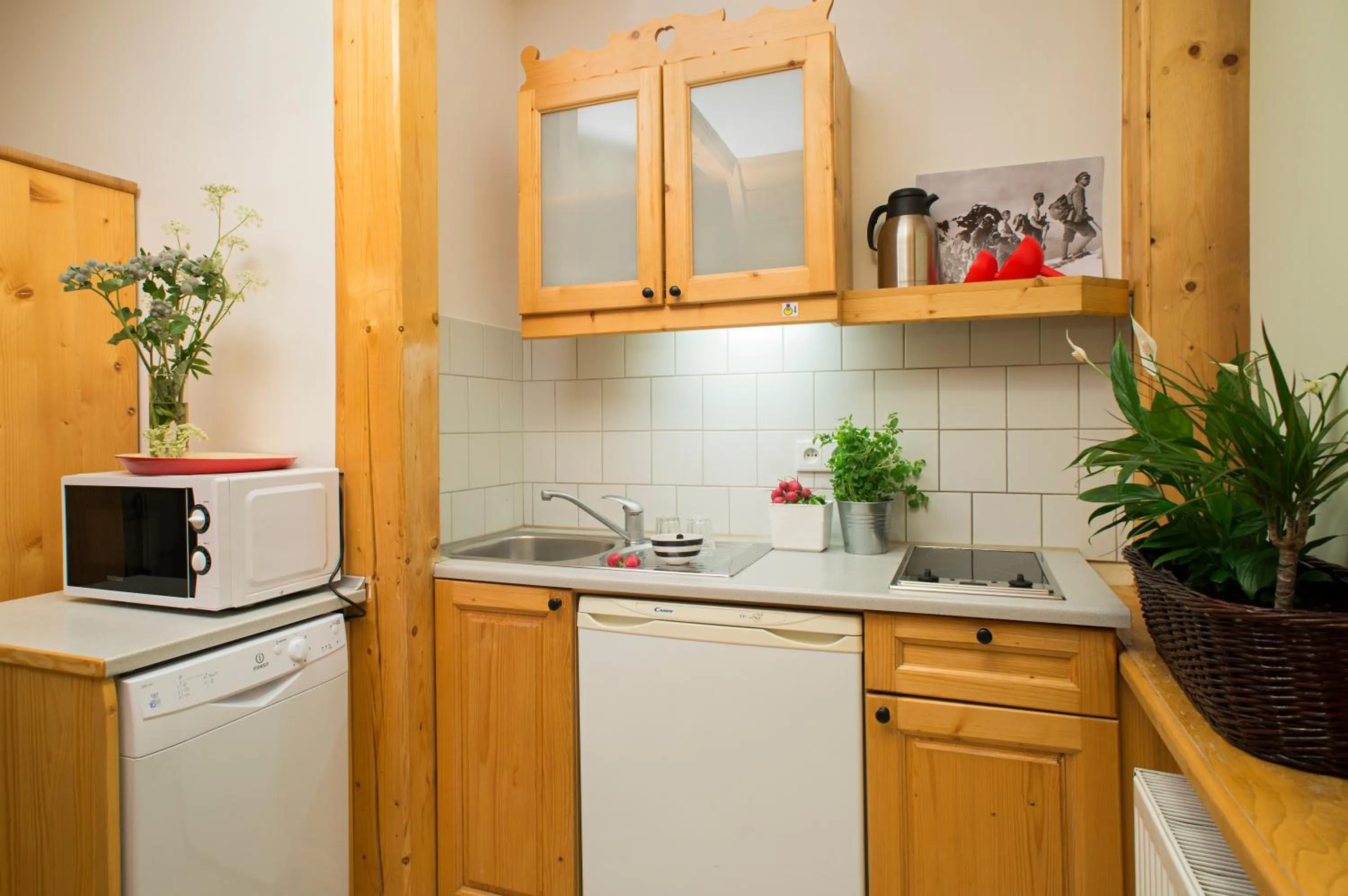 Kitchen or kitchenette in Apartamenty ApartArt Zakopane