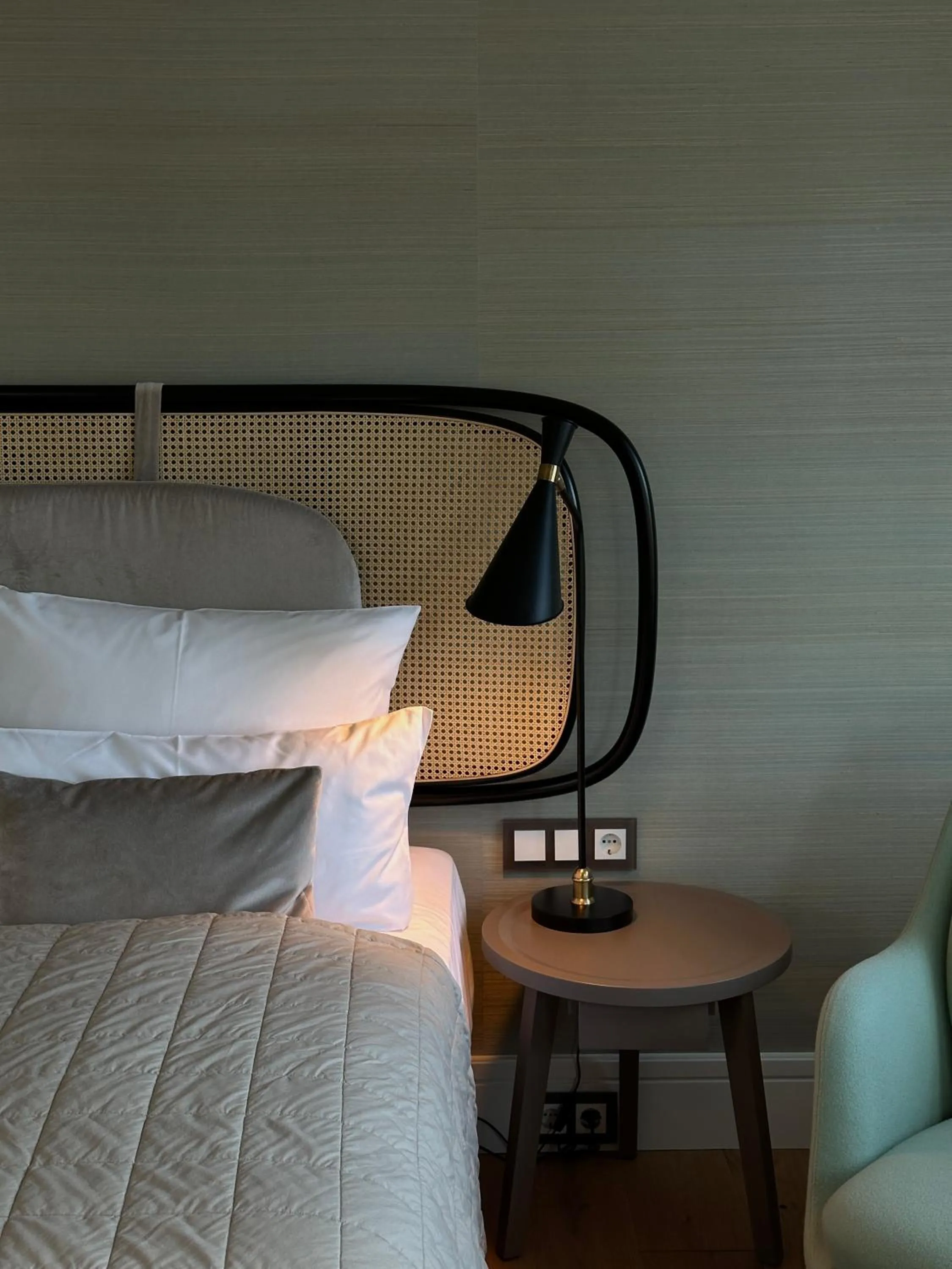 Bed in Strandhotel Ostende