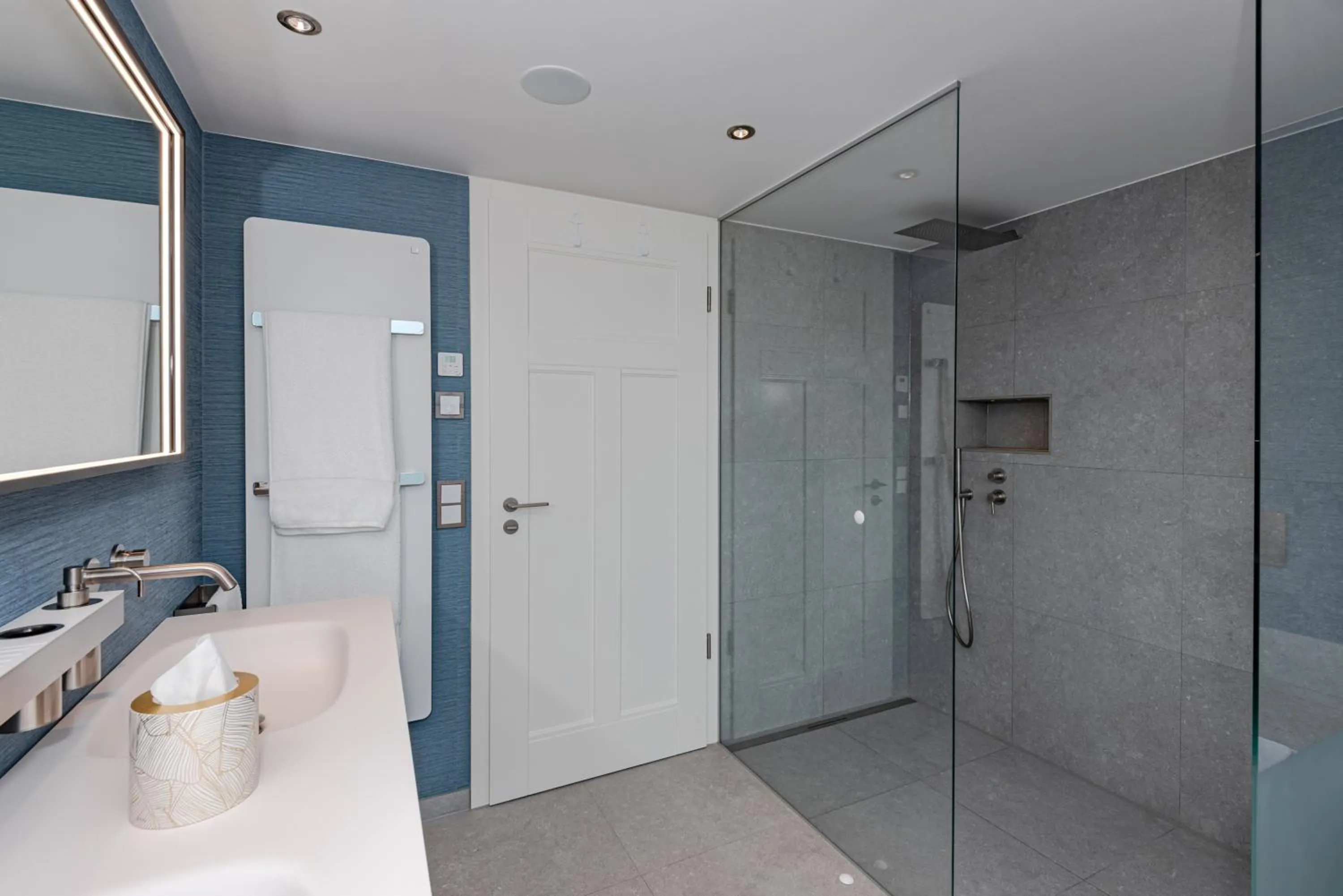 Bathroom in Strandhotel Ostende