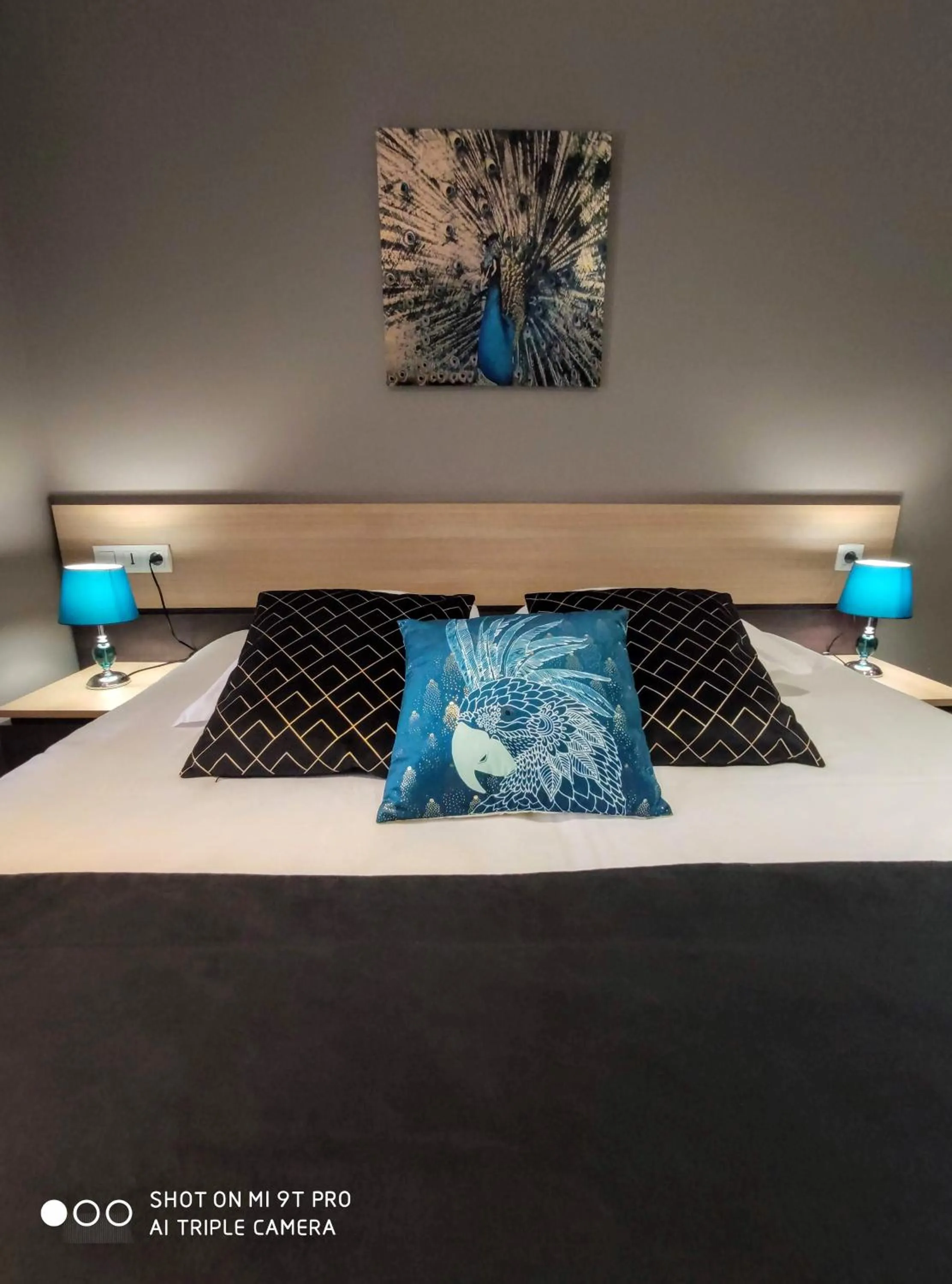 Decorative detail, Bed in Celtic Hotel