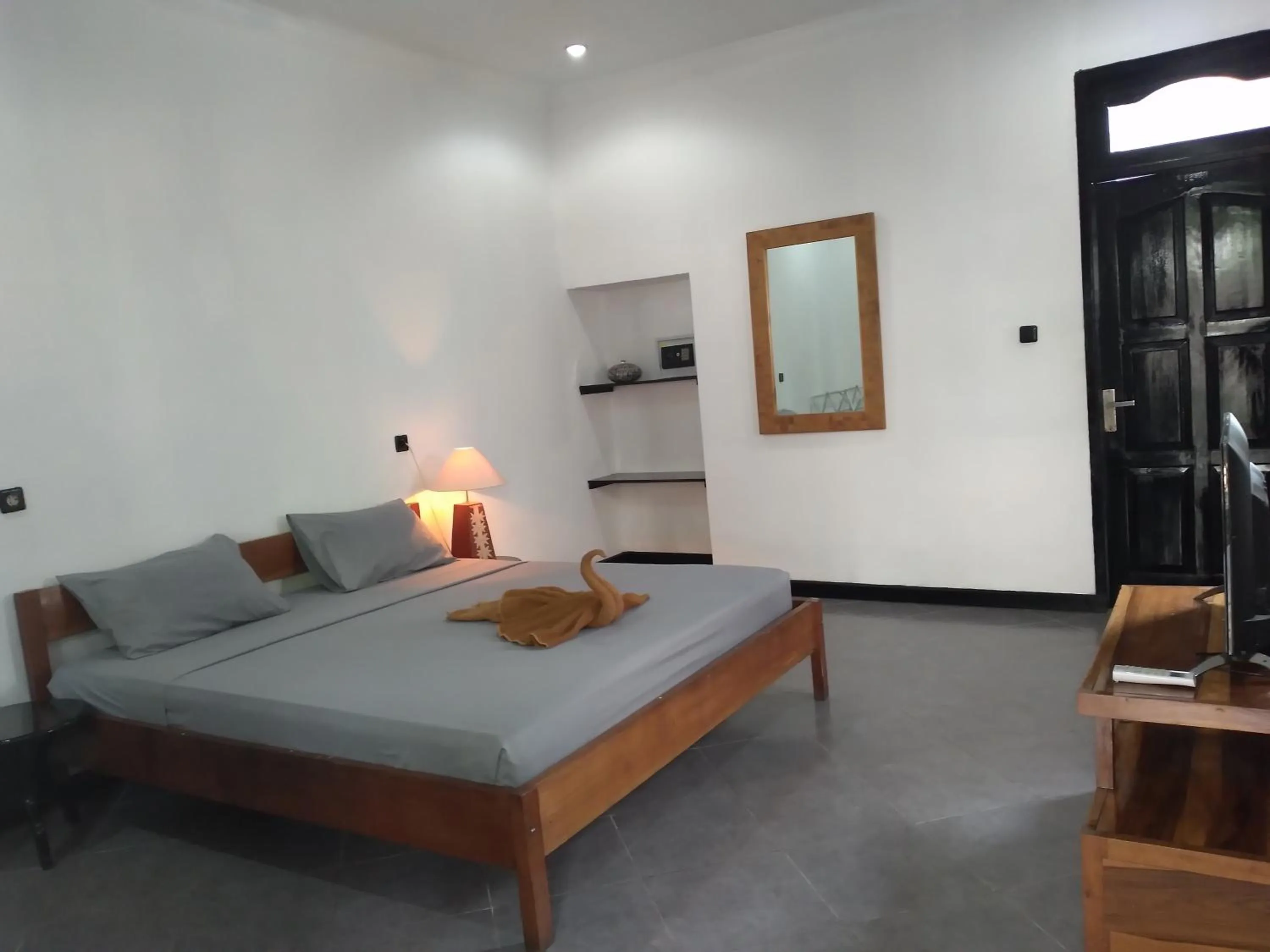 Bed in Gili Welldone Guesthouse