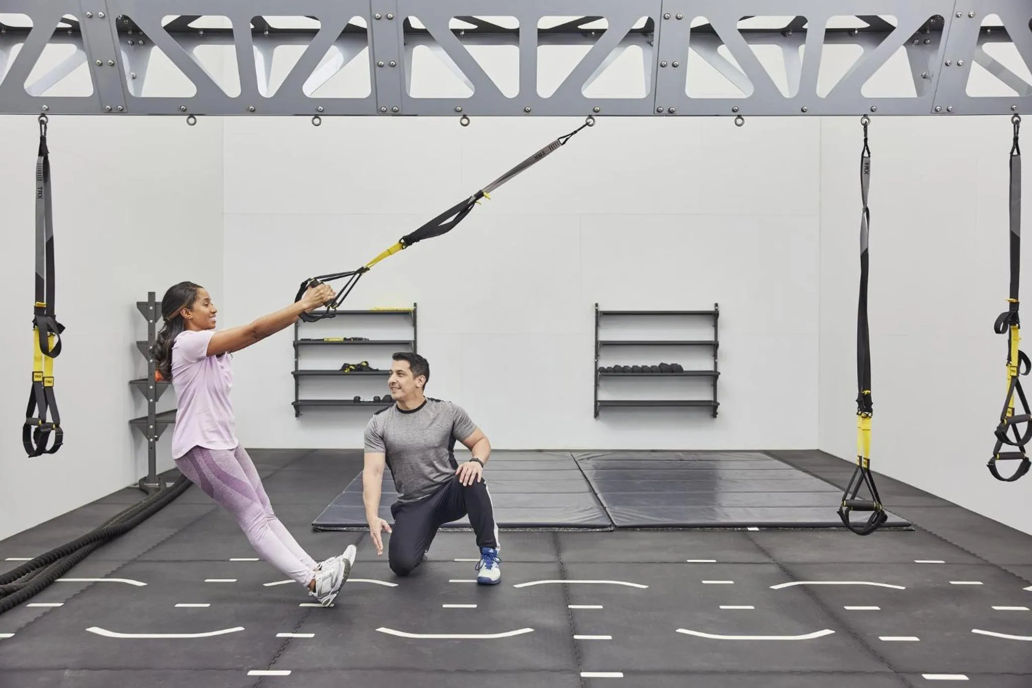 Fitness centre/facilities in Hilton Anatole