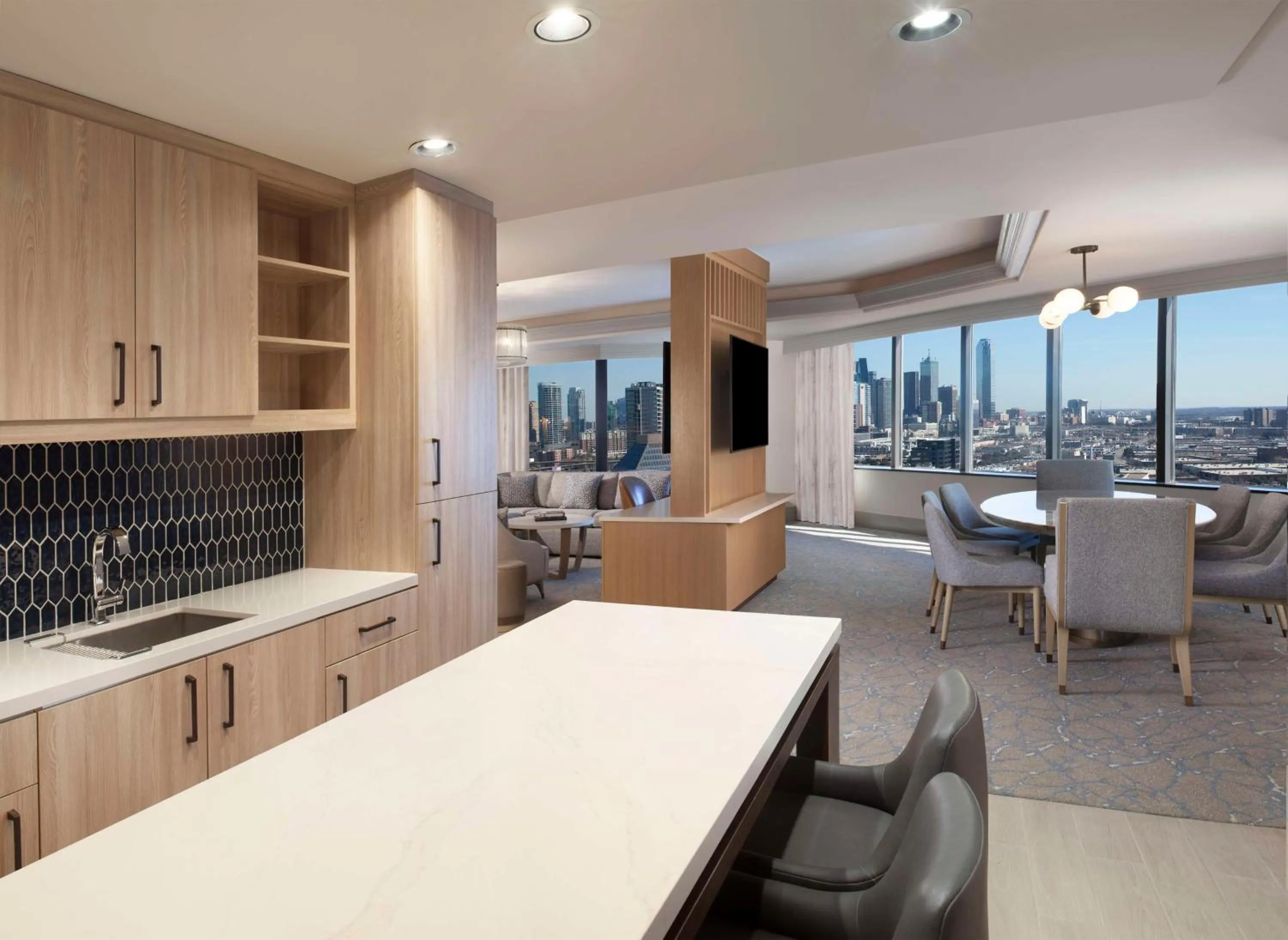 Kitchen or kitchenette in Hilton Anatole