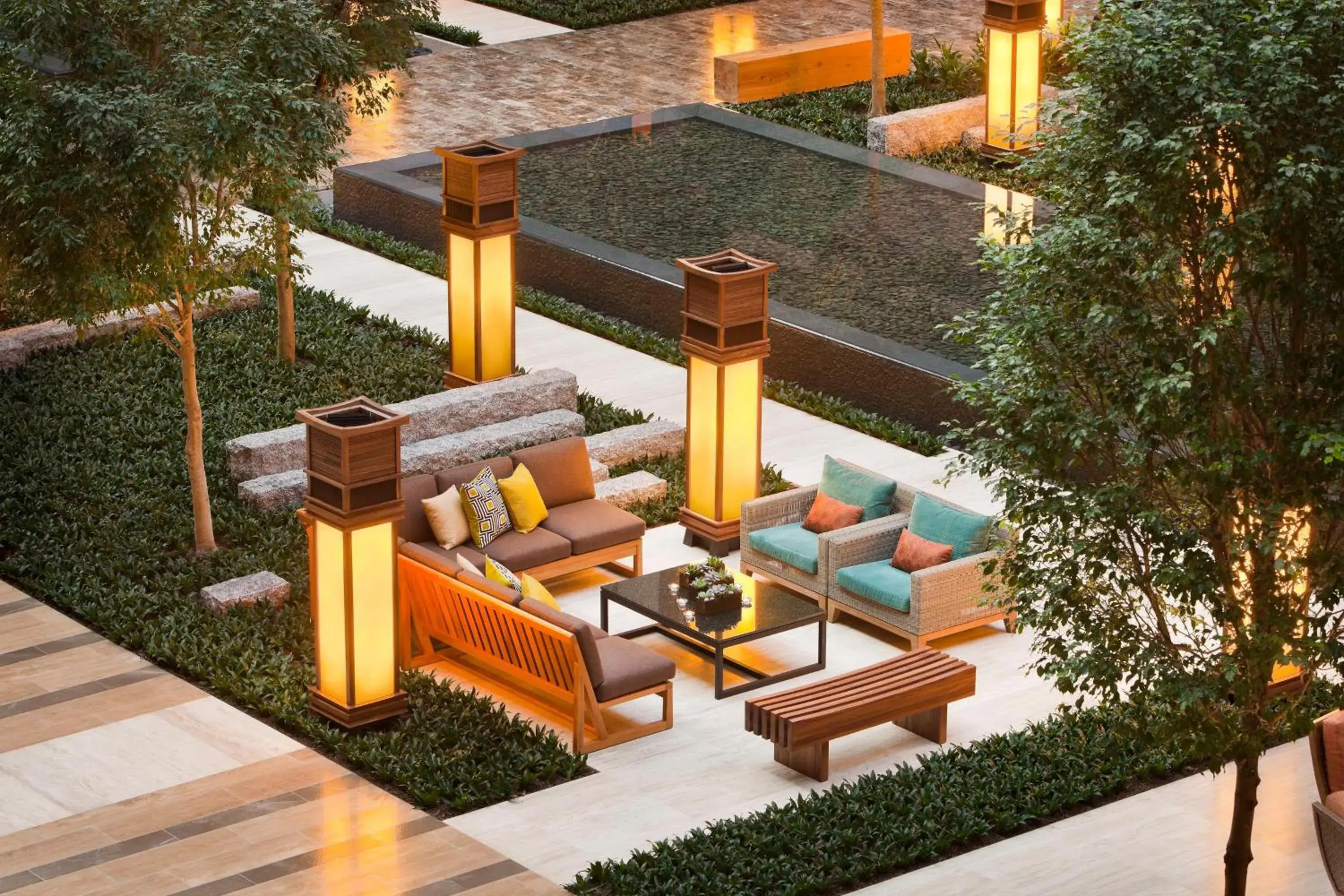 Lobby or reception in Hilton Anatole Lobby or reception in Hilton Anatole