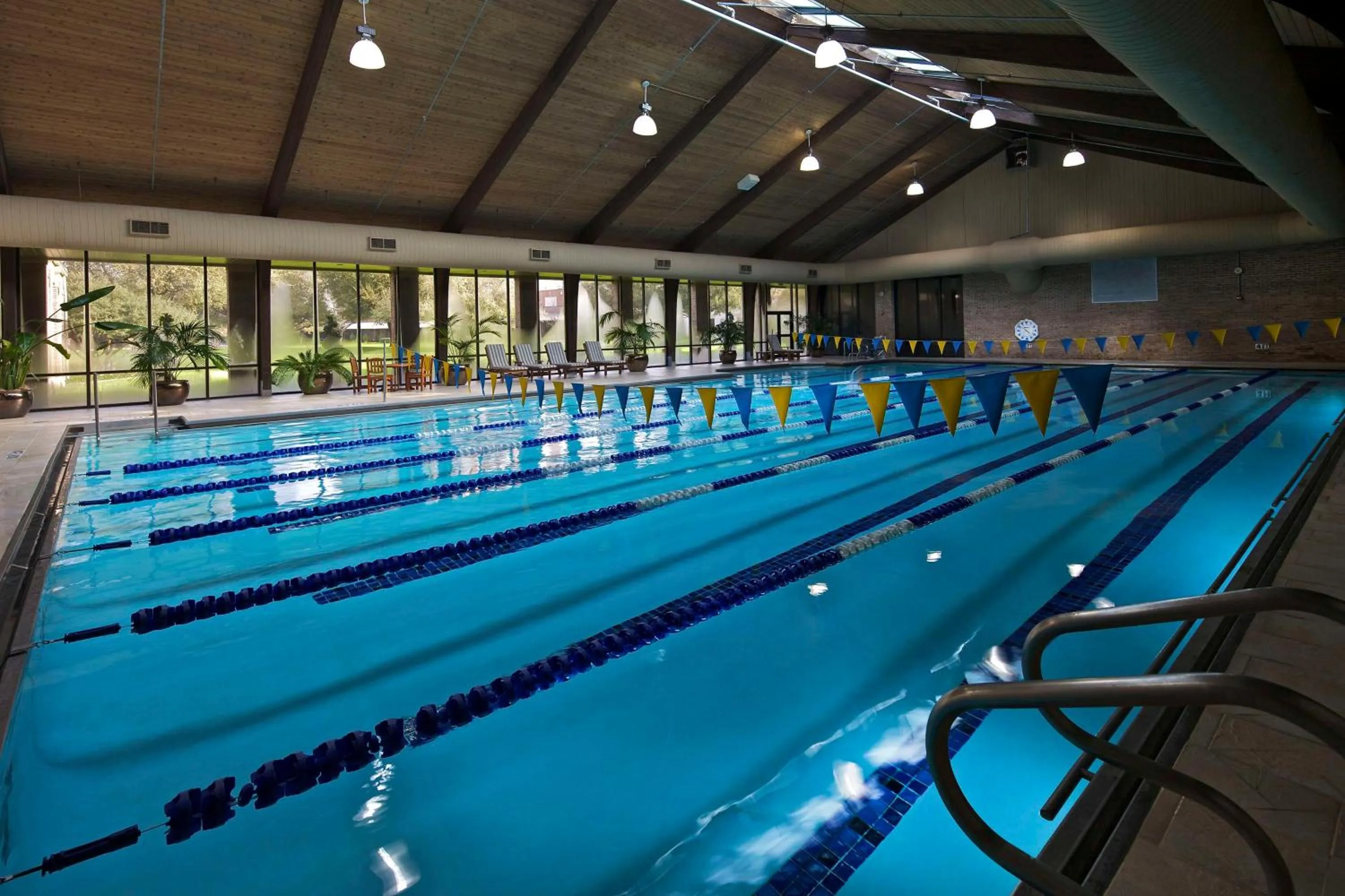 Pool view in Hilton Anatole