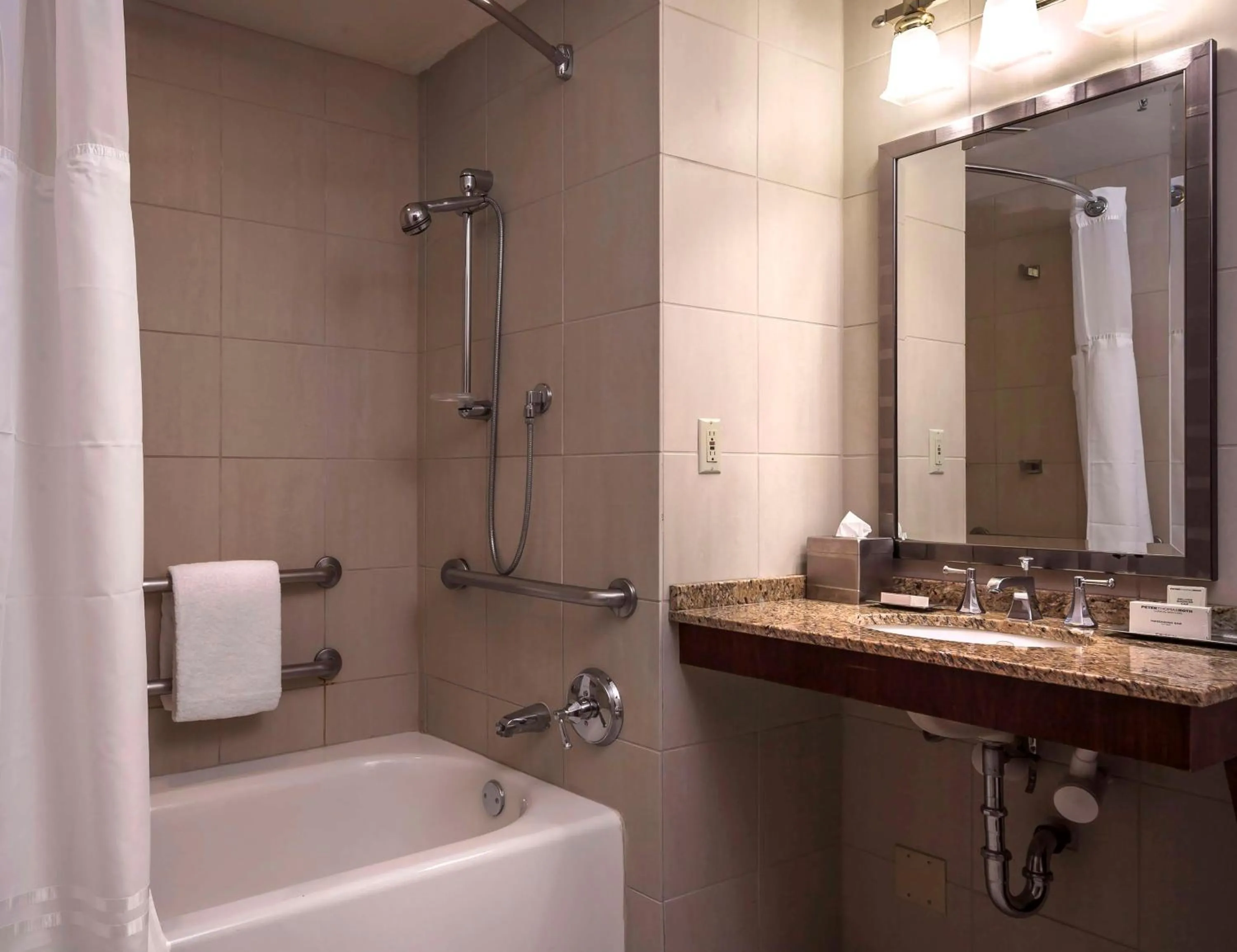 Bathroom in Hilton Anatole