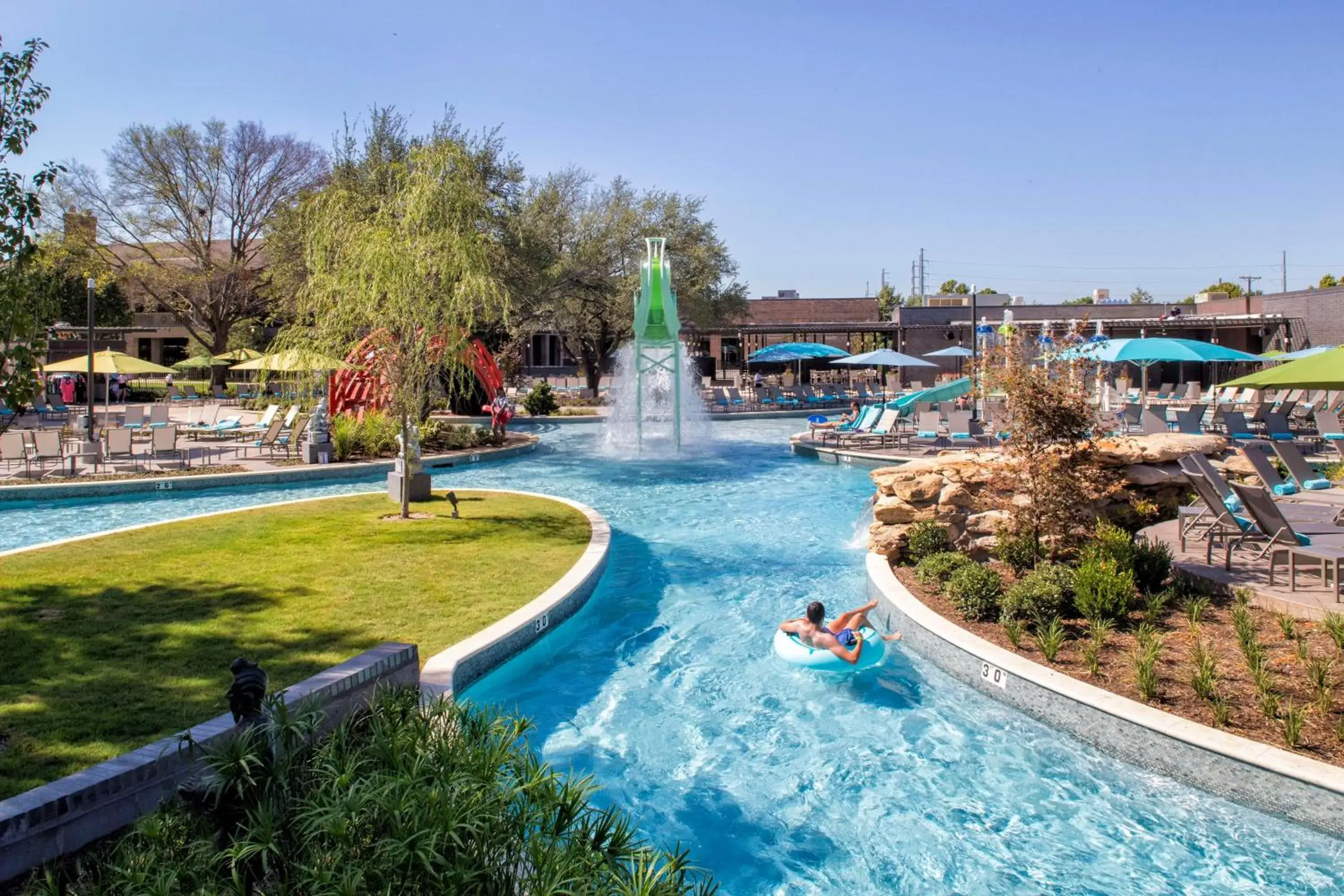 Pool view in Hilton Anatole Pool view in Hilton Anatole