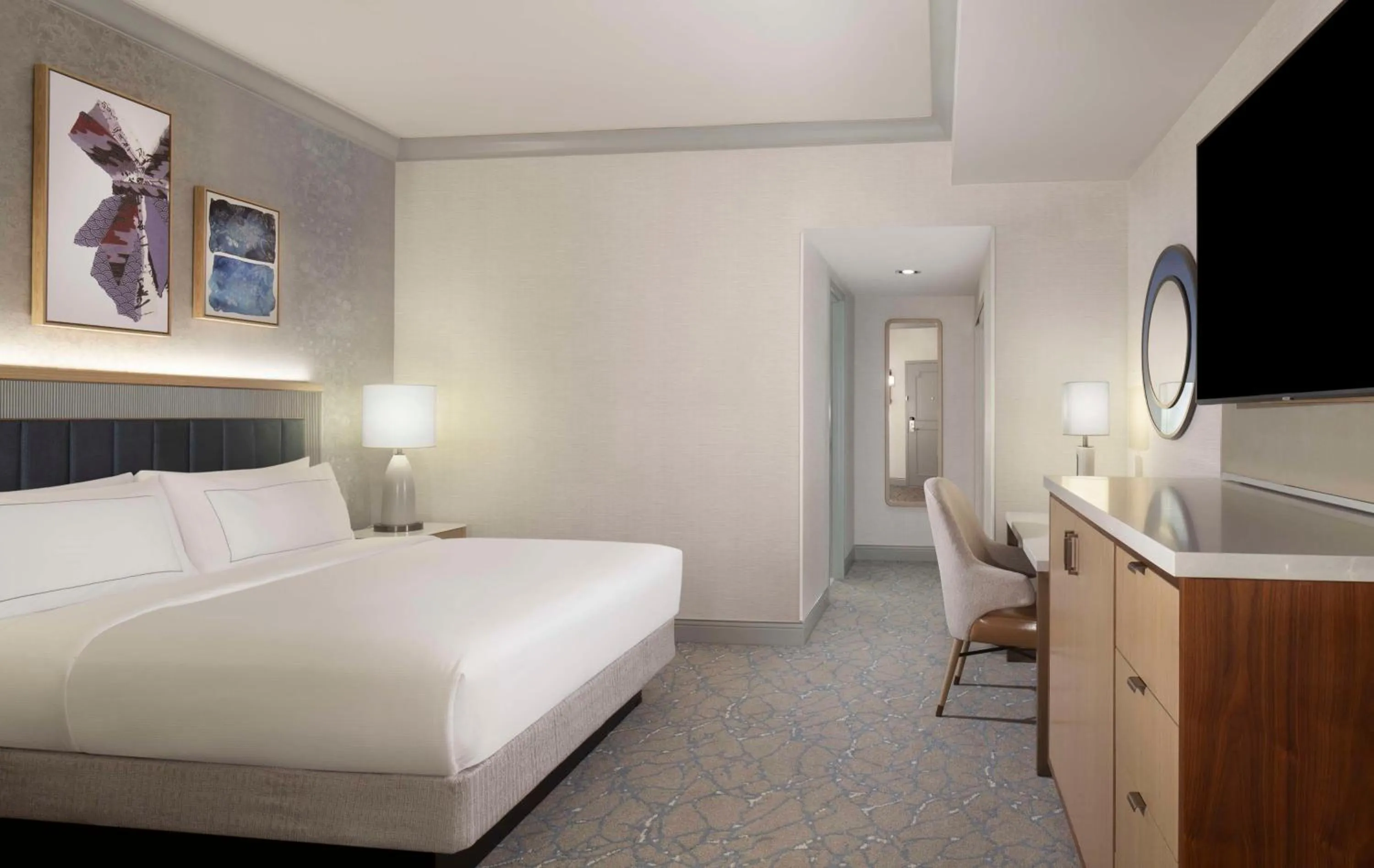 Bedroom, Bed in Hilton Anatole