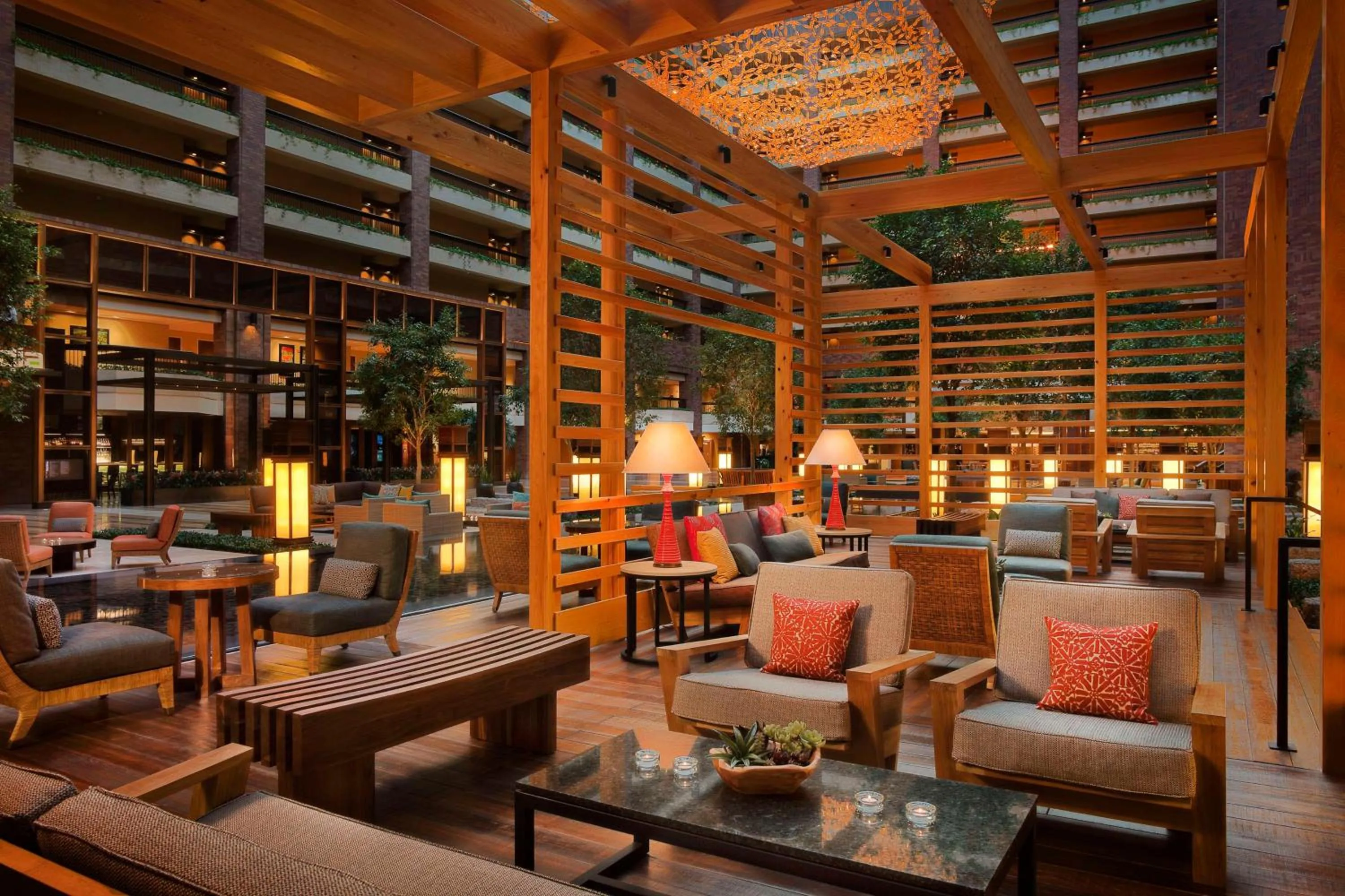 Lobby or reception in Hilton Anatole