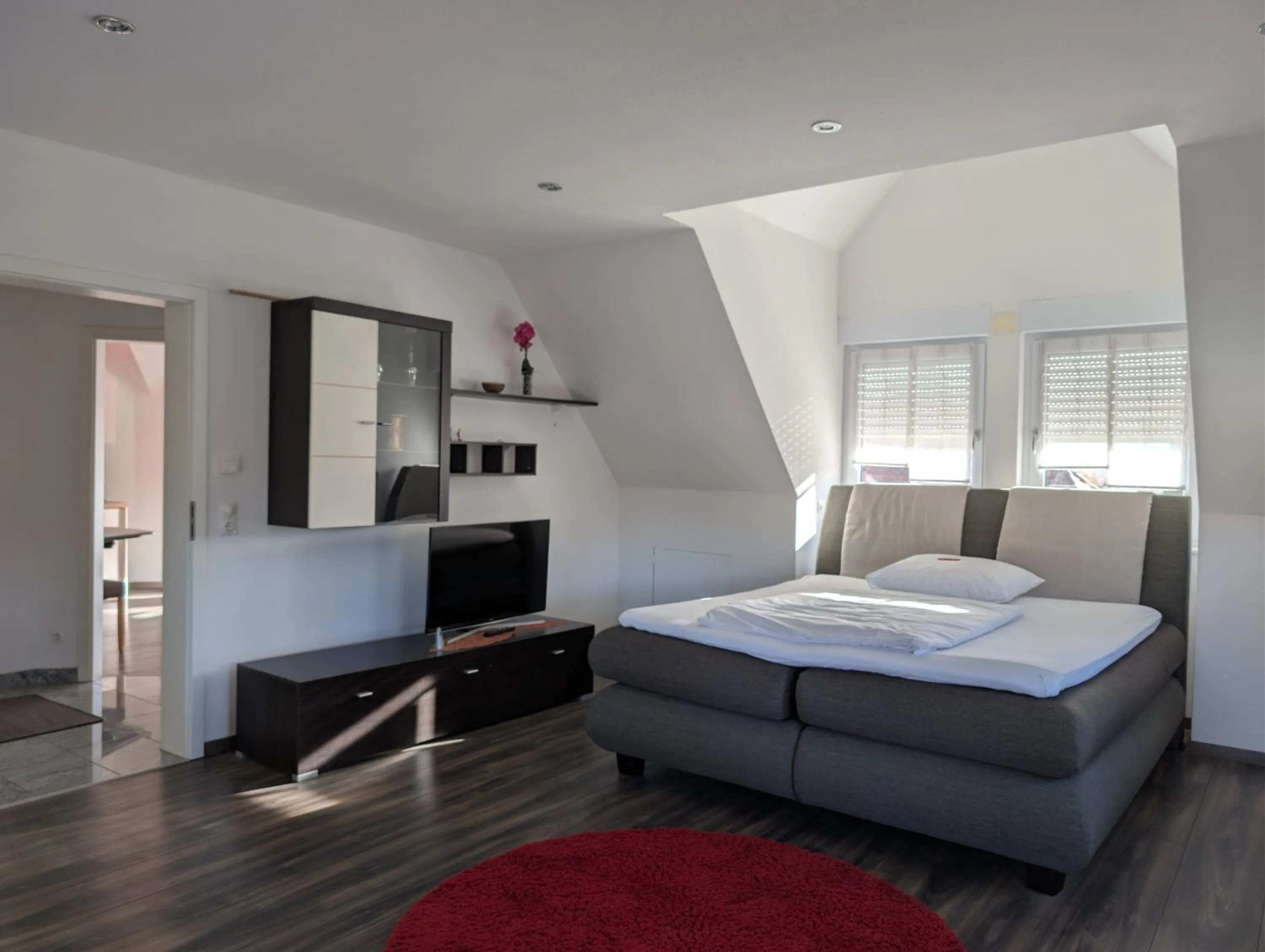 TV and multimedia, Bed in Landhaus Hotel Müller