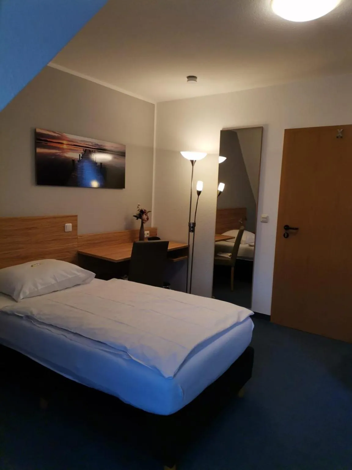 Bed in Landhaus Hotel Müller