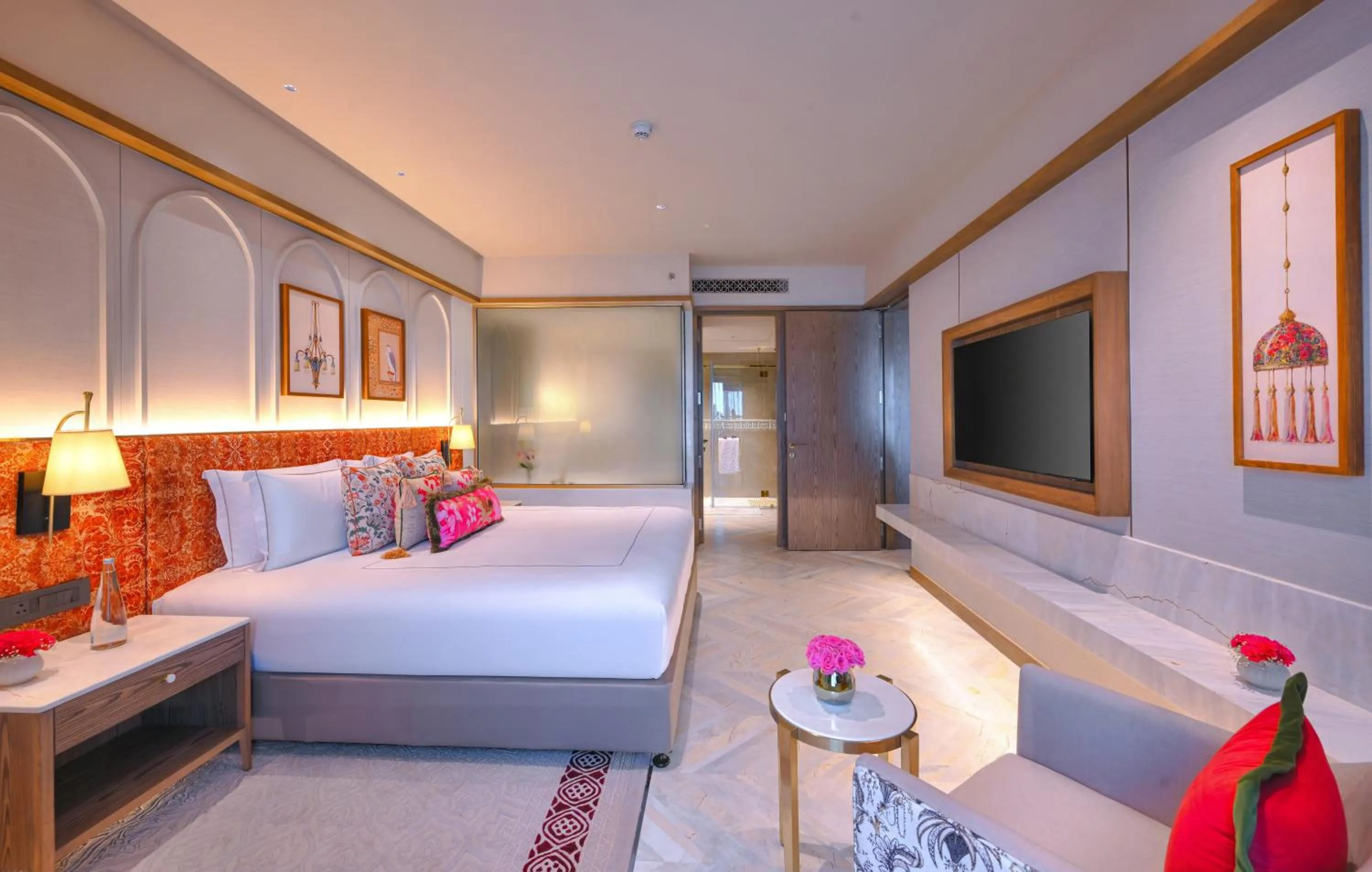 Bedroom, Bed in Taj Agra